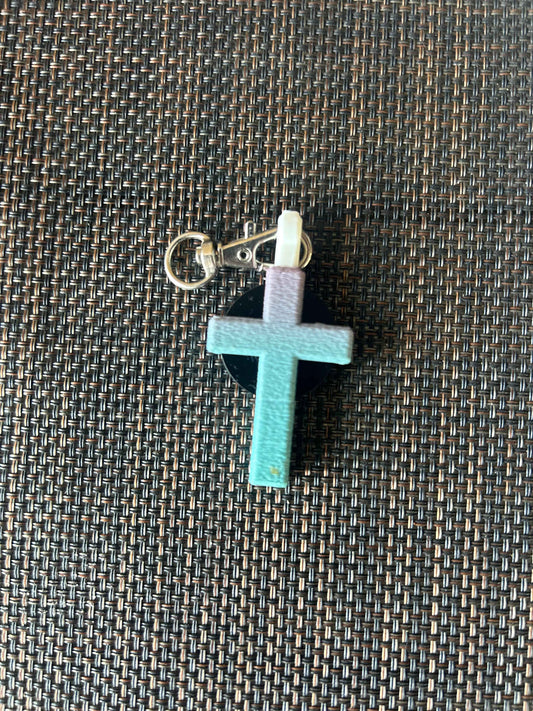 NFC Christian Cross Keychain – Tap into the Word