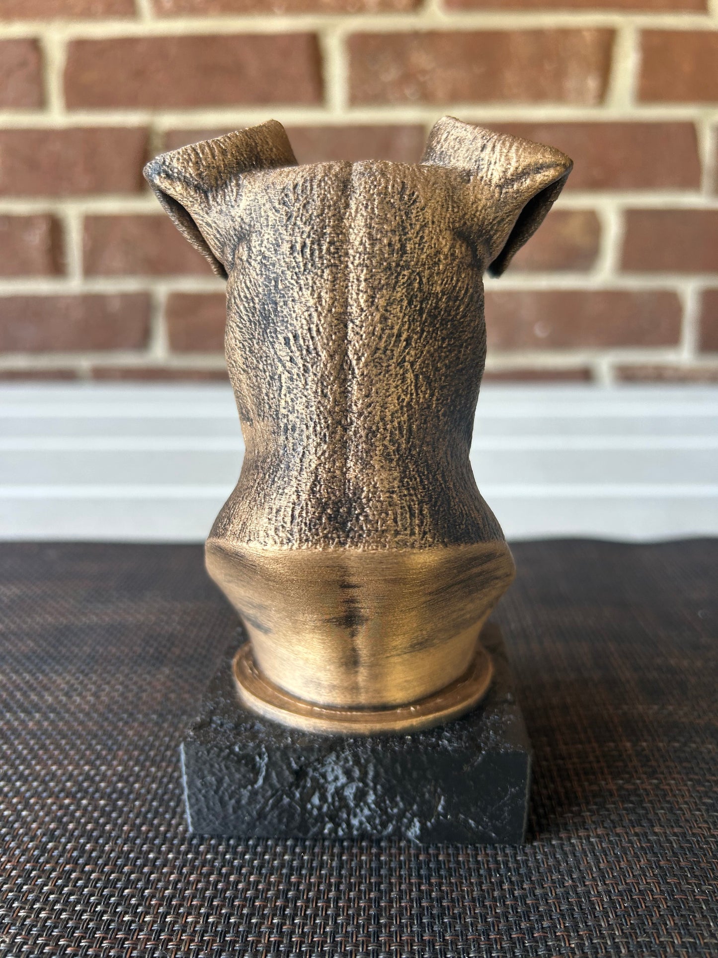 Schnauzer- Hand-Painted, Customizable, 3D Printed, Pet Memorial