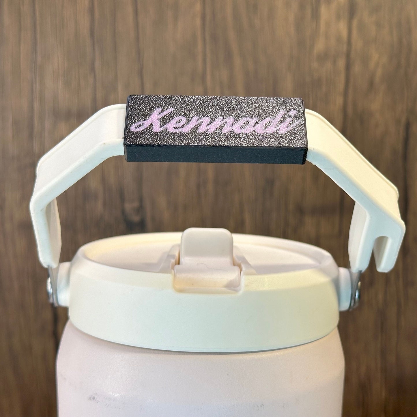 Name Plate for Stanley Tumbler Handle - IceFlow 40 oz & 64 oz Ice Flow Jugs Flip Straw Tumbler Handle Name Tag