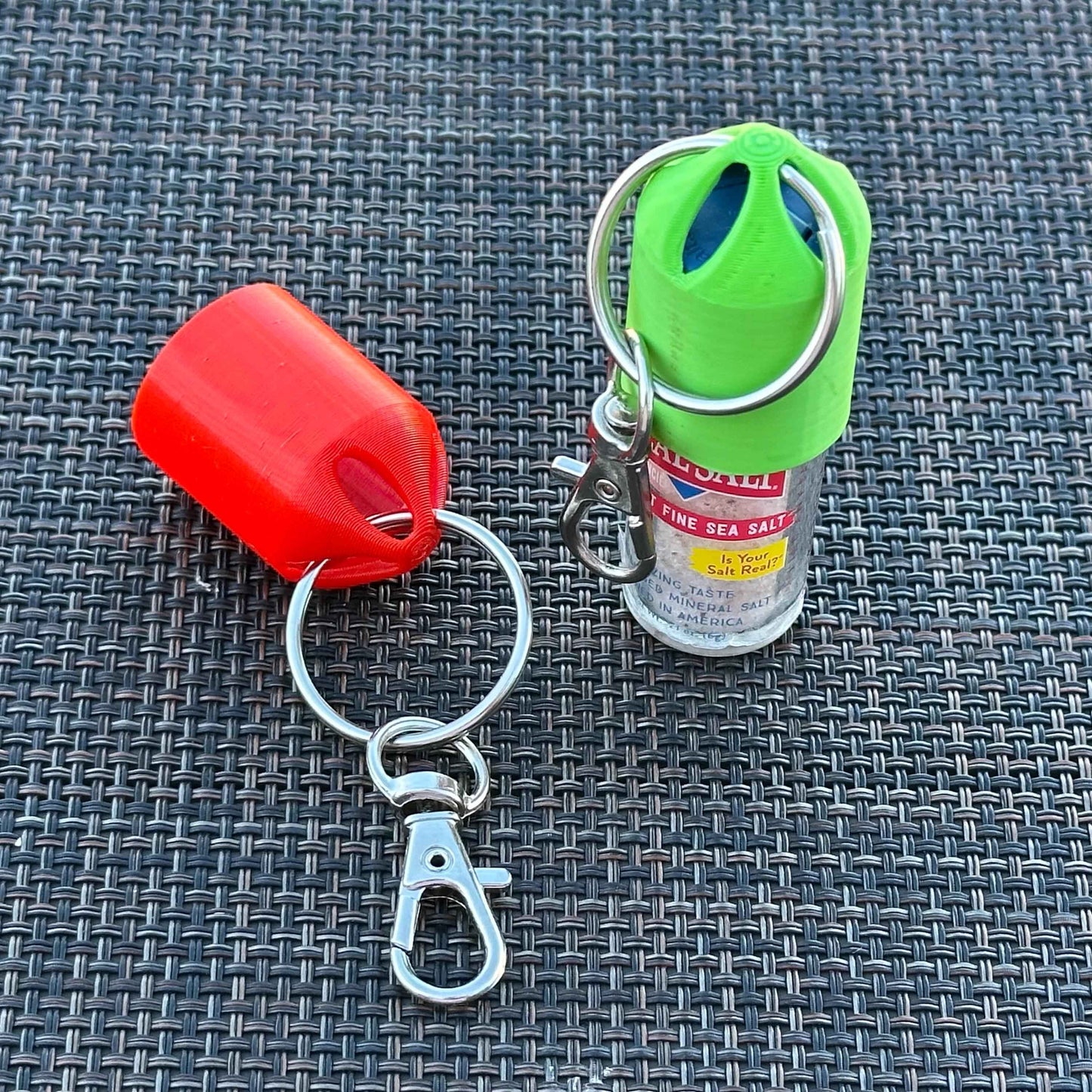 Keychain for Redmond Real Salt Mini Shaker, Keychain salt shaker, grip holder