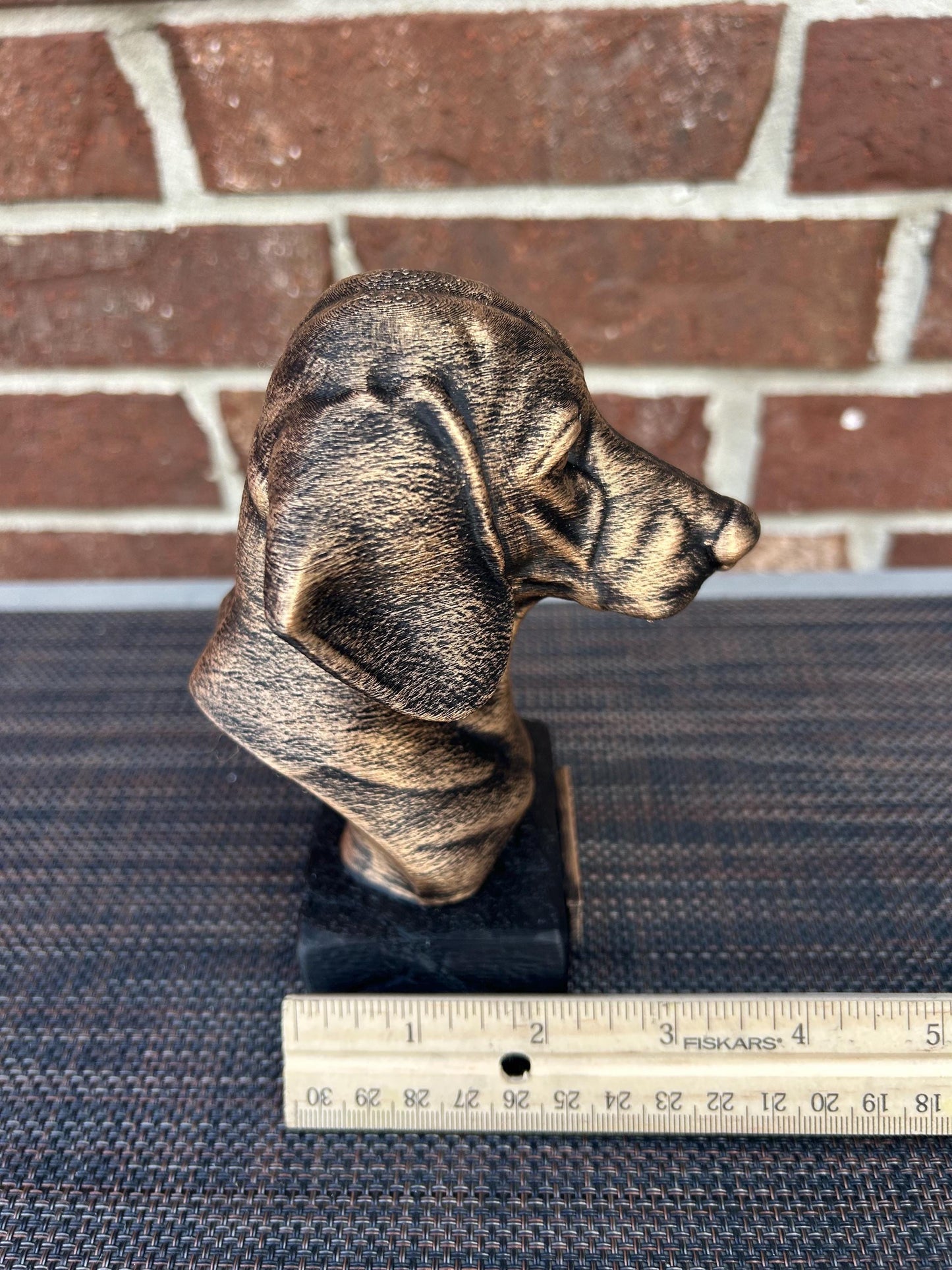 Dachshund Bust - Hand-Painted, Customizable, 3D Printed