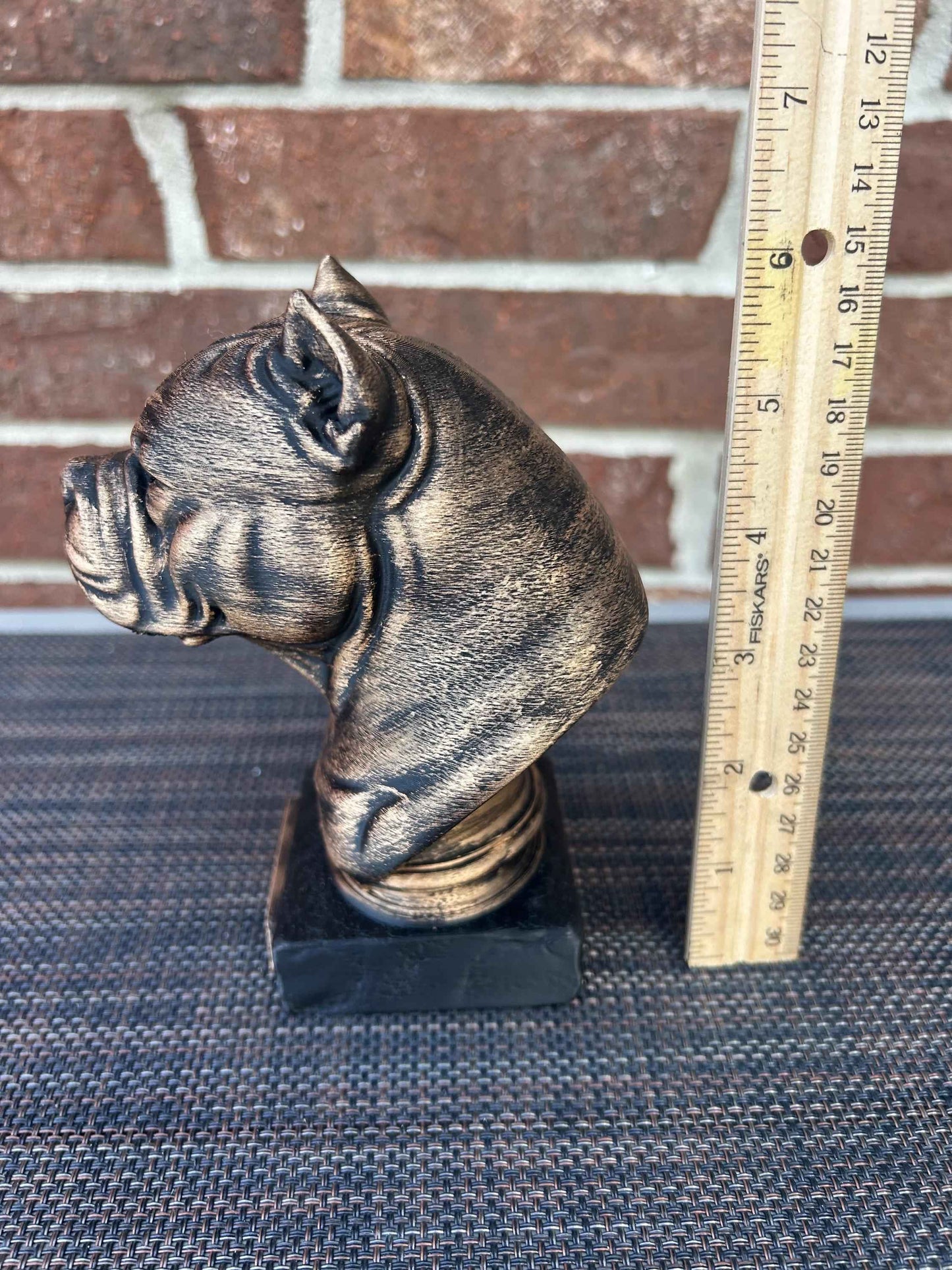 American Bully Bust - Hand-Painted, Customizable, 3D Printed
