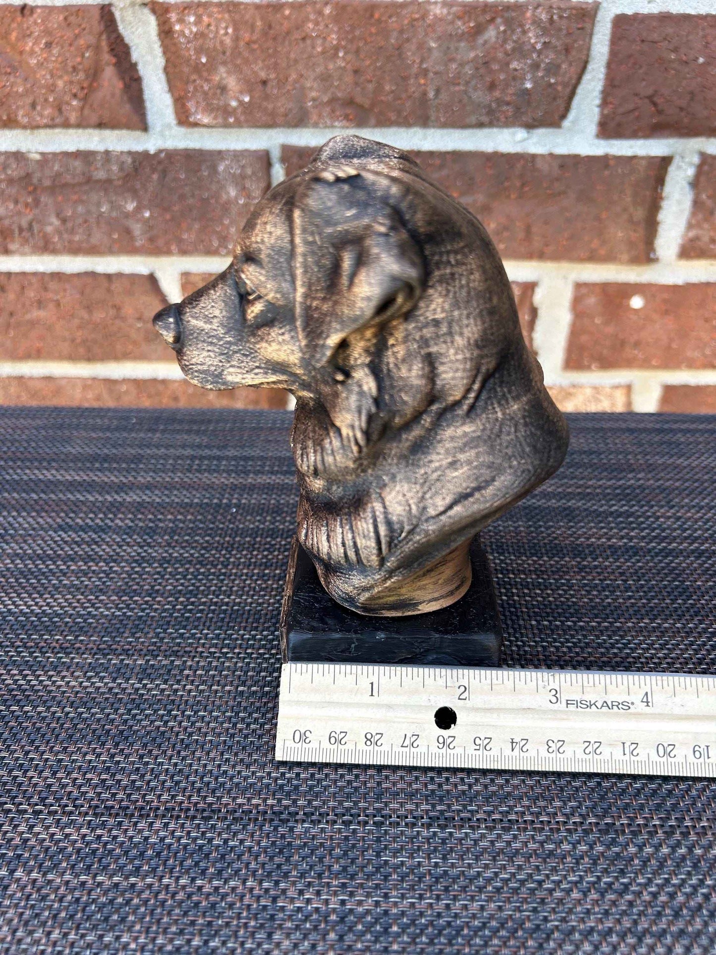 Australian Shepherd Bust - Hand-Painted, Customizable, 3D Printed