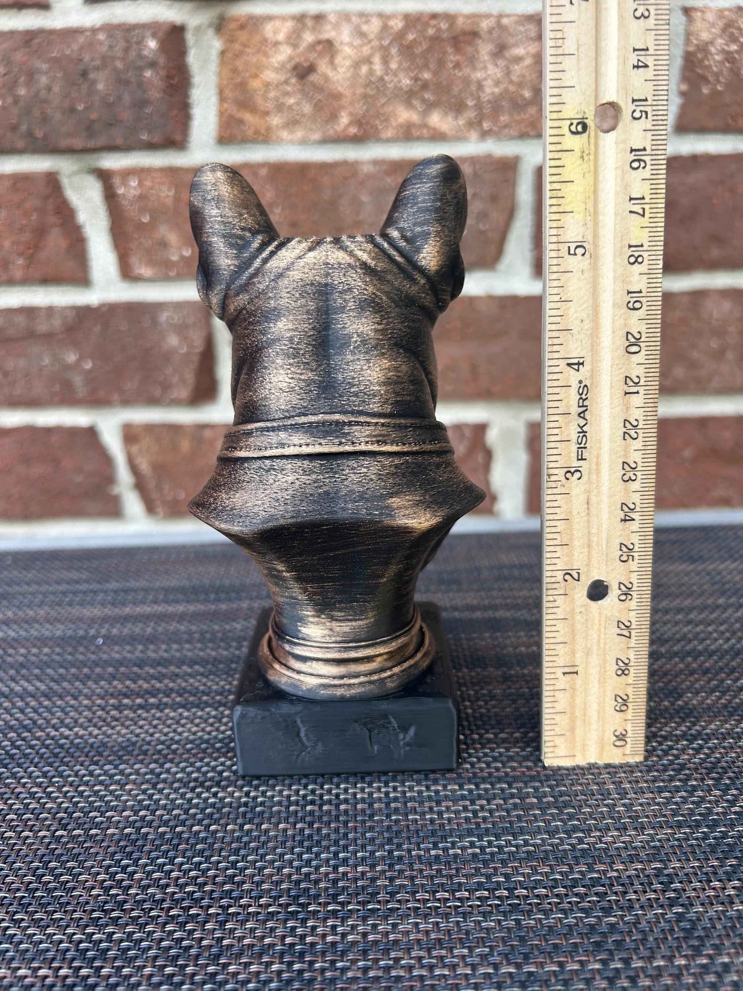 French Bulldog Bust - Hand-Painted, Customizable, 3D Printed - Frenchie Bust