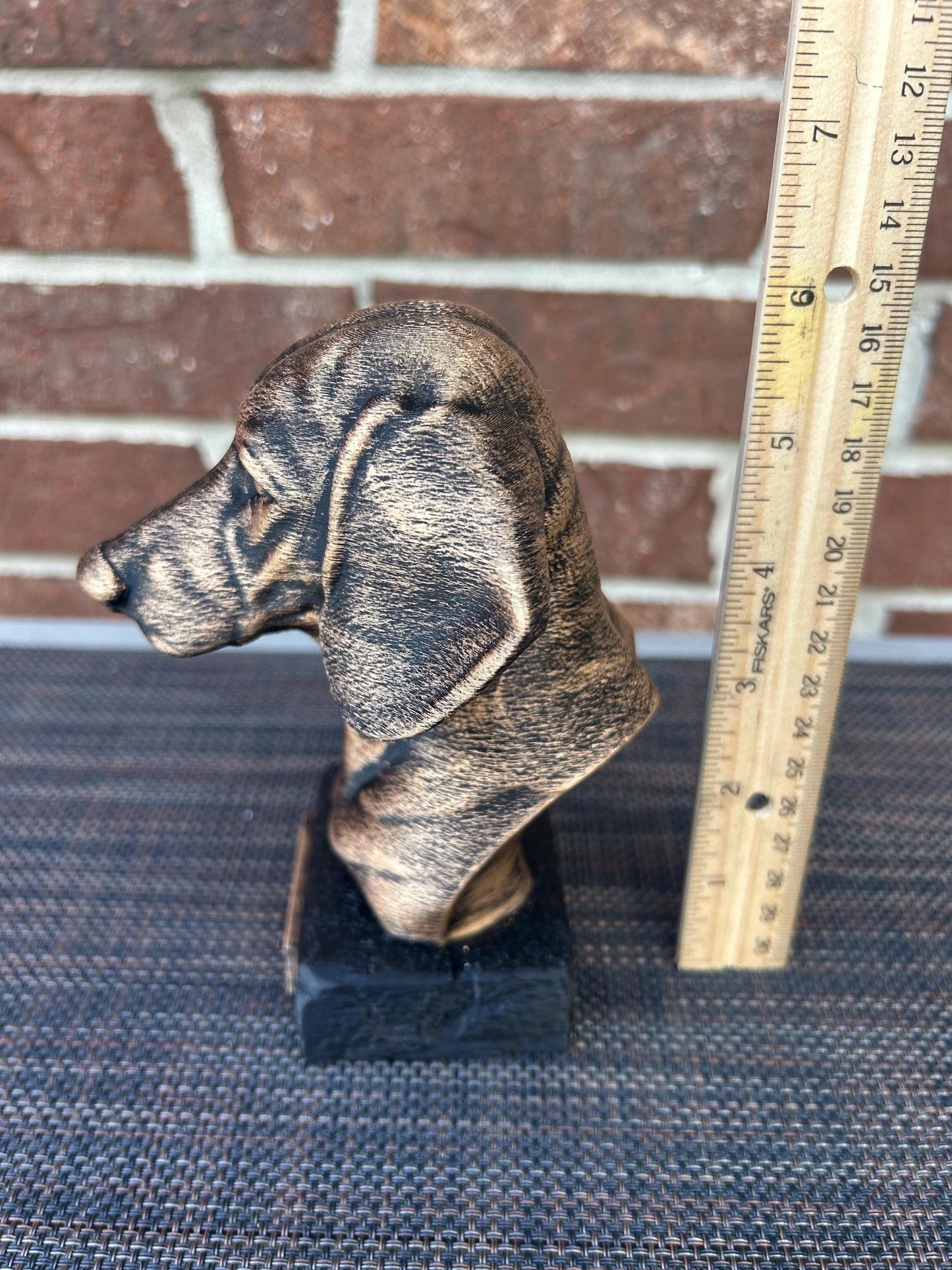 Dachshund Bust - Hand-Painted, Customizable, 3D Printed