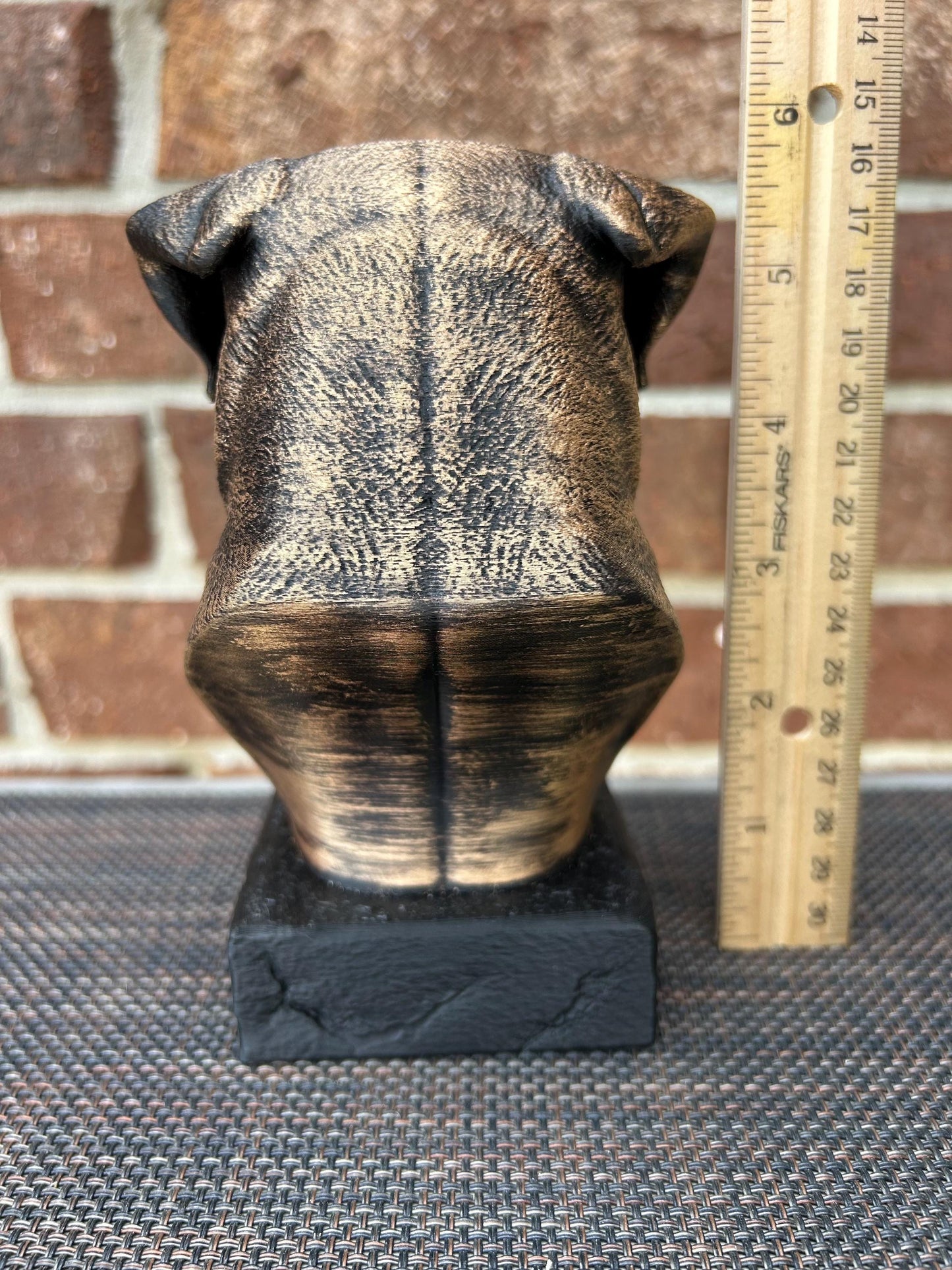 Rottweiler Bust - Hand-Painted, Customizable, 3D Printed