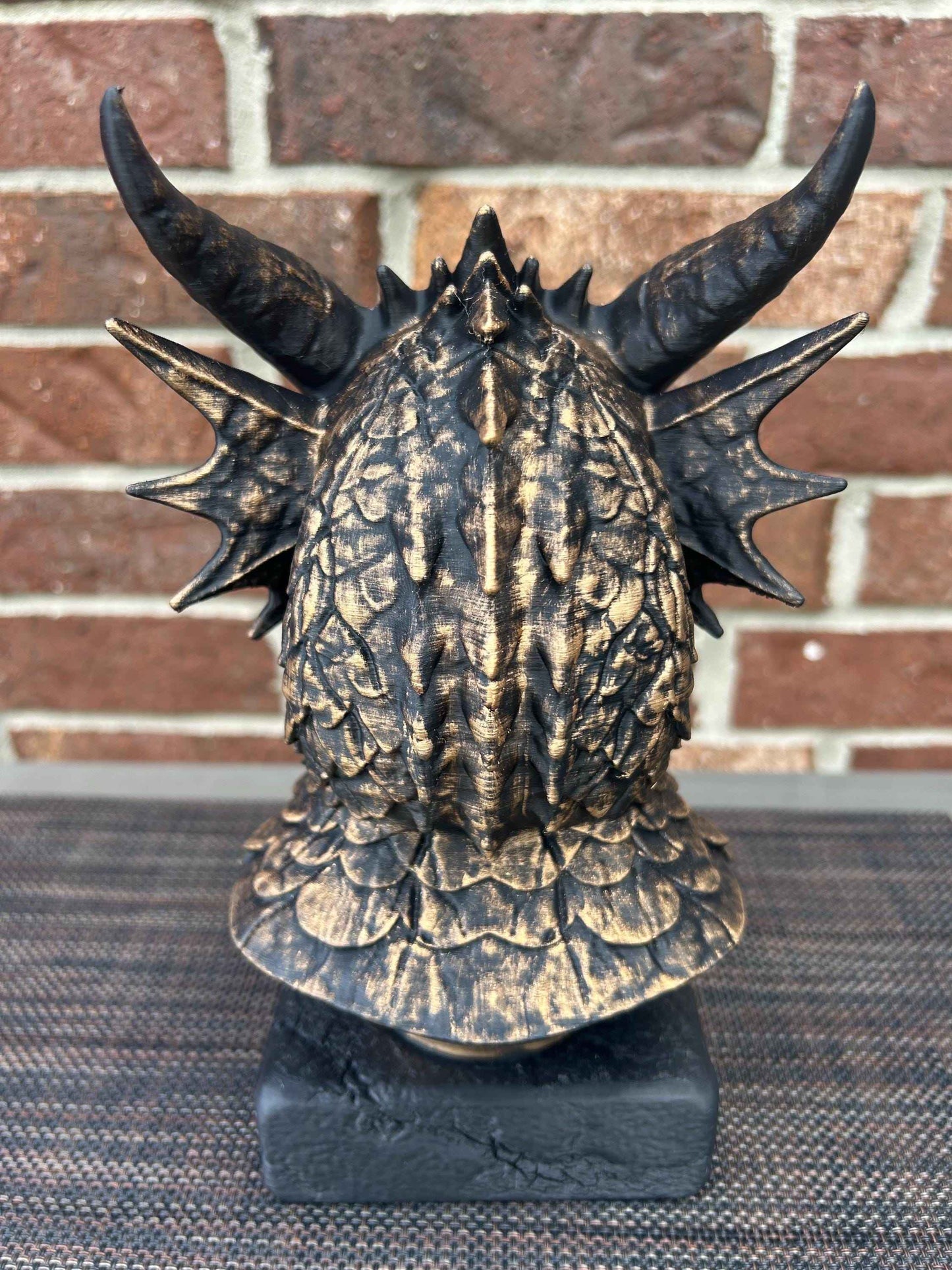 Storm Dragon Bust - Hand-Painted, Customizable, 3D Printed