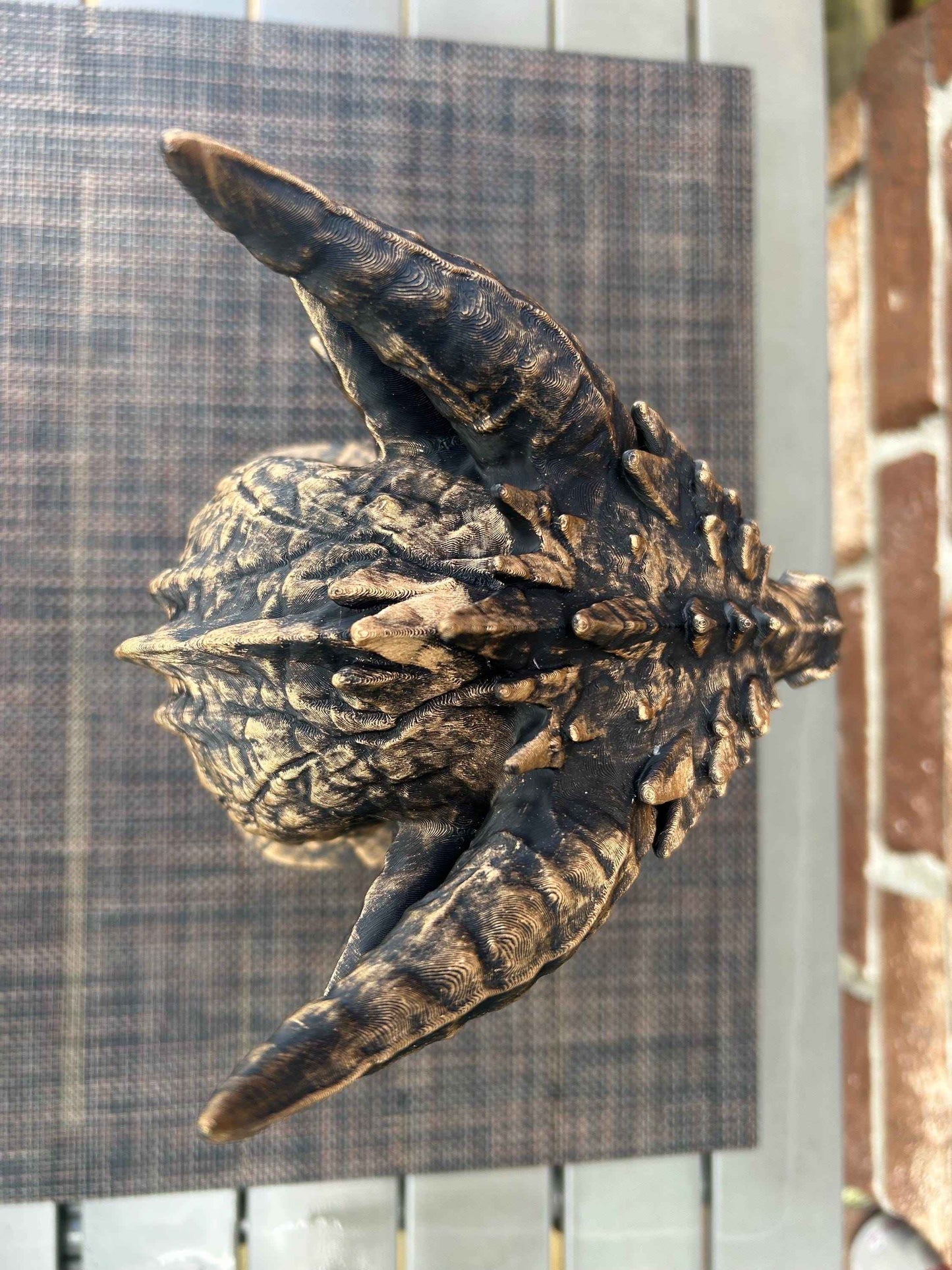 Storm Dragon Bust - Hand-Painted, Customizable, 3D Printed