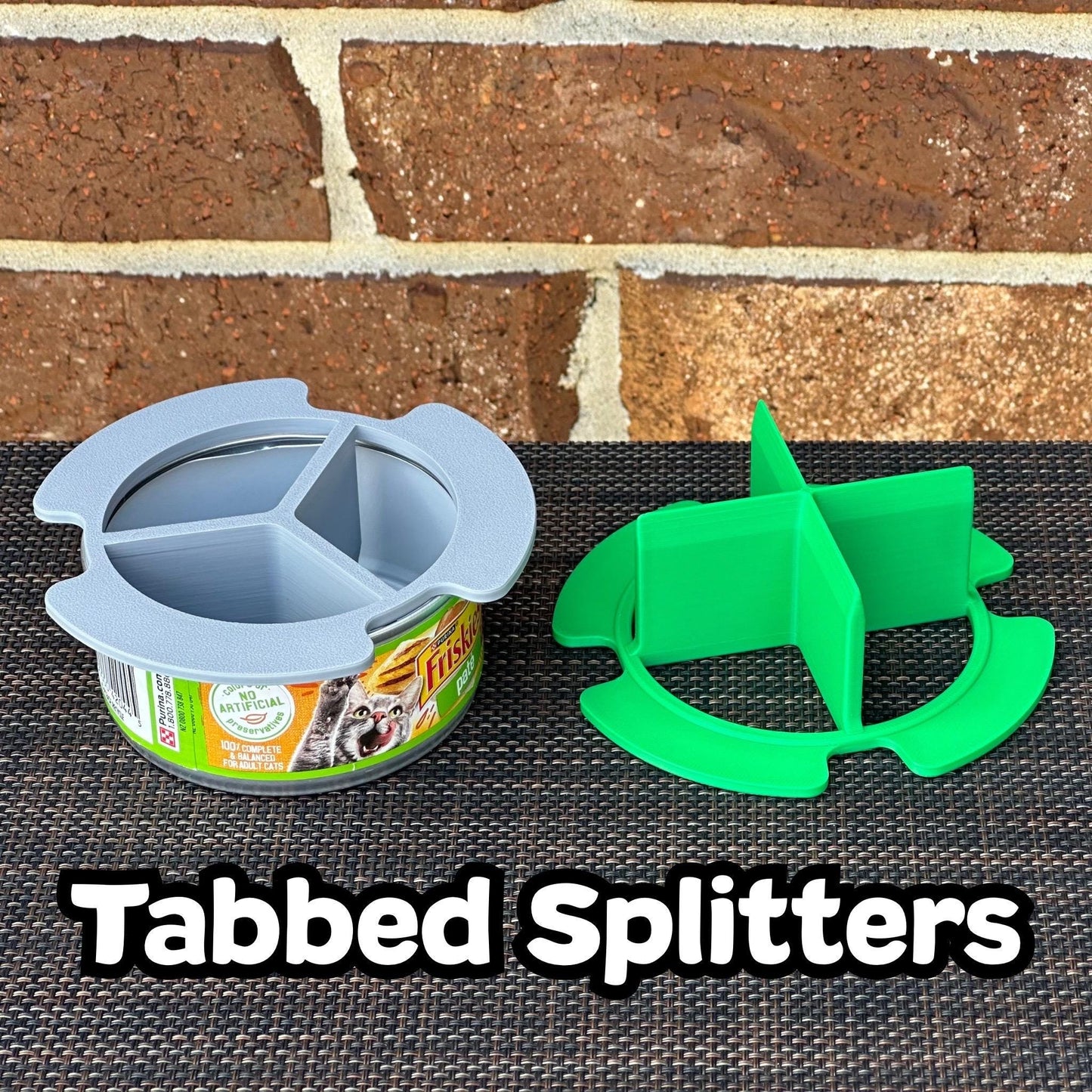 Cat Food Splitter, 3 way cutter, Pet Food Cutter, Divider, Thirds, Easy to Clean, Three Way Splitter