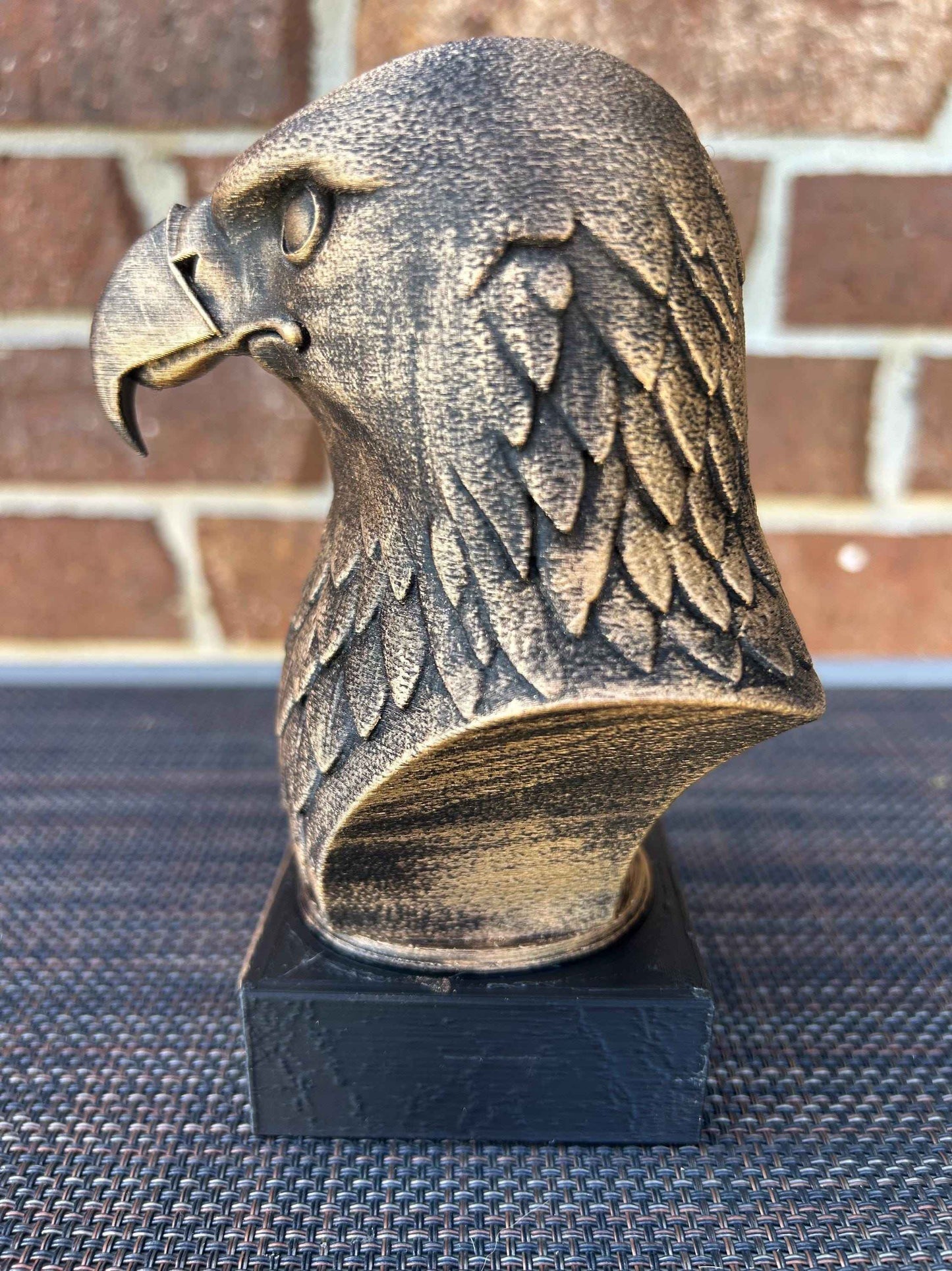 Eagle Bust - Hand-Painted, Customizable, 3D Printed