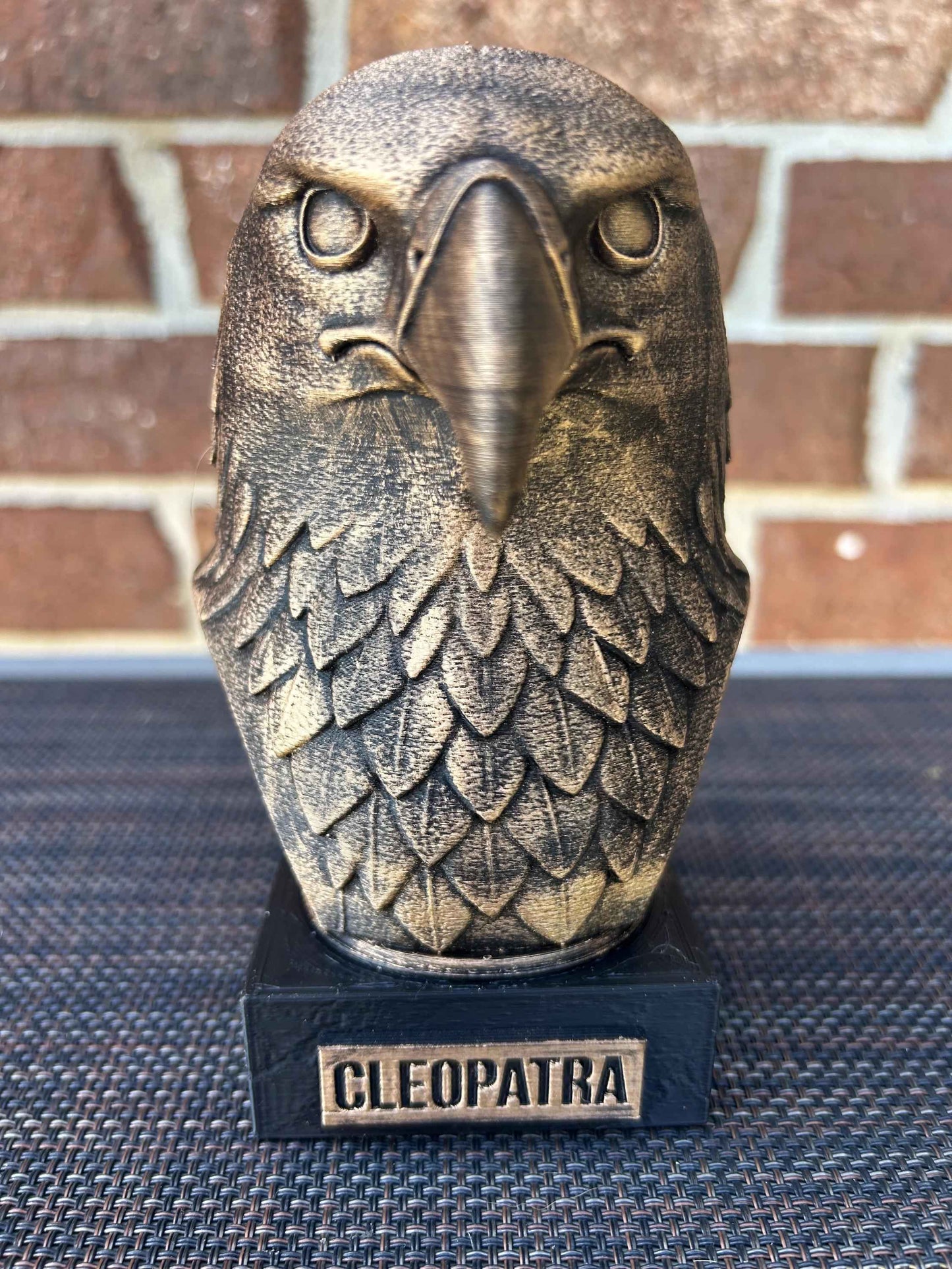 Eagle Bust - Hand-Painted, Customizable, 3D Printed
