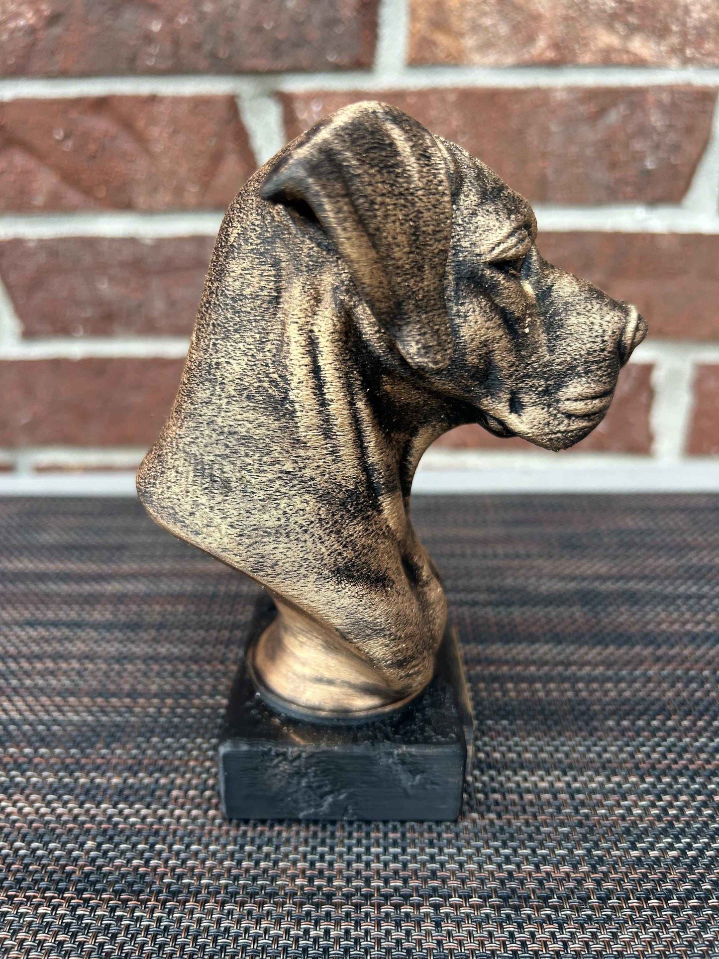 Great Dane Bust - Hand-Painted, Customizable, 3D Printed