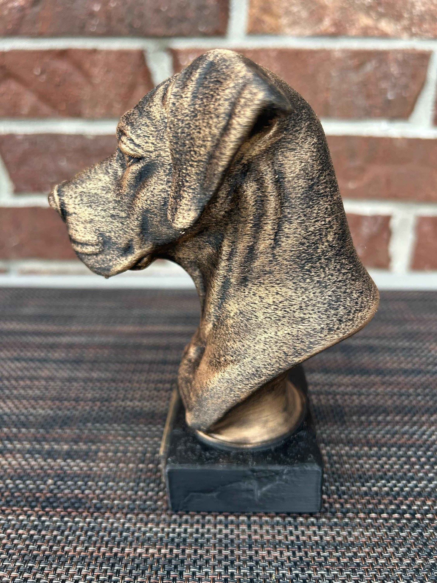 Great Dane Bust - Hand-Painted, Customizable, 3D Printed
