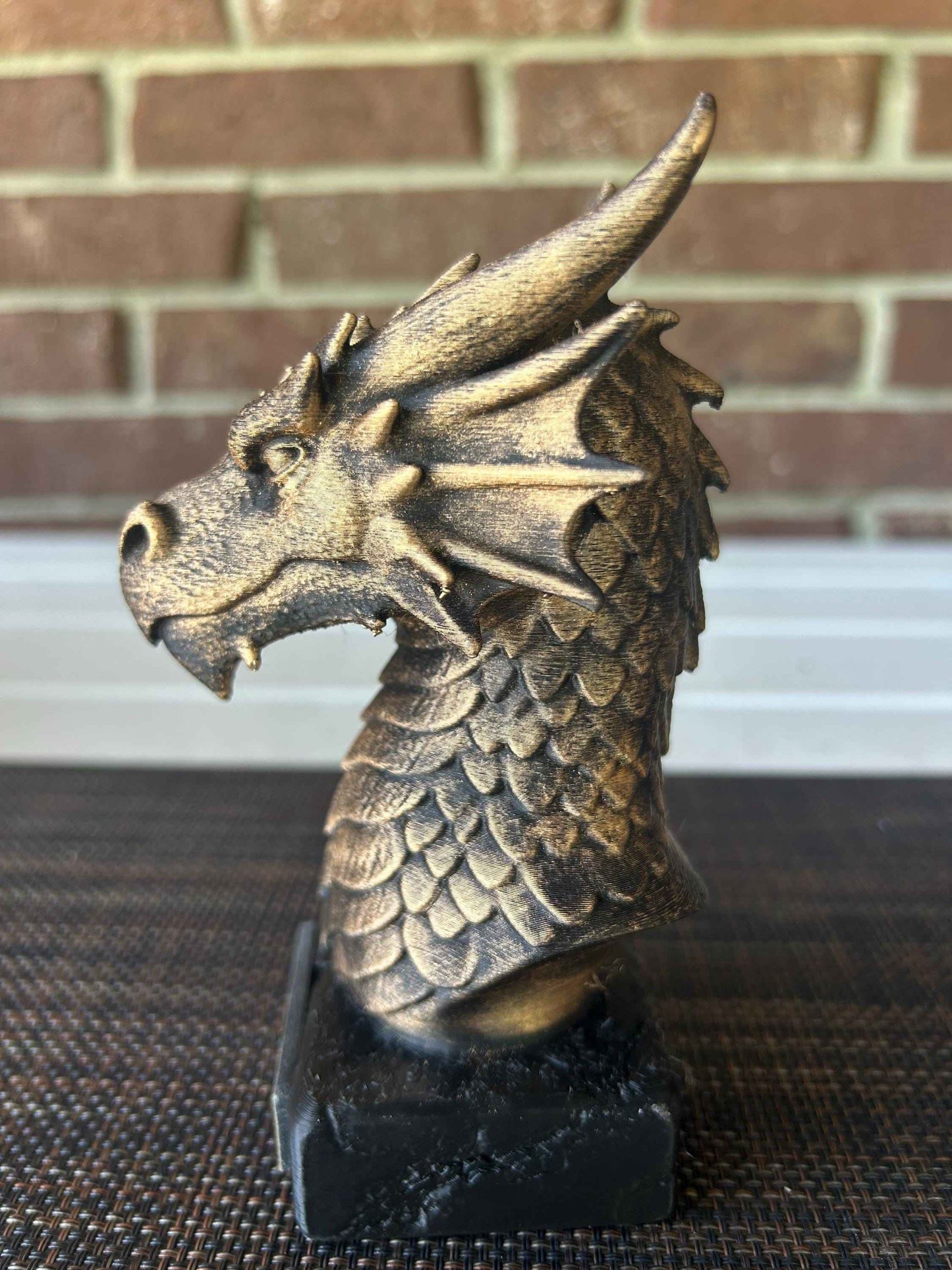 Dragon Bust - Hand-Painted, Customizable, 3D Printed