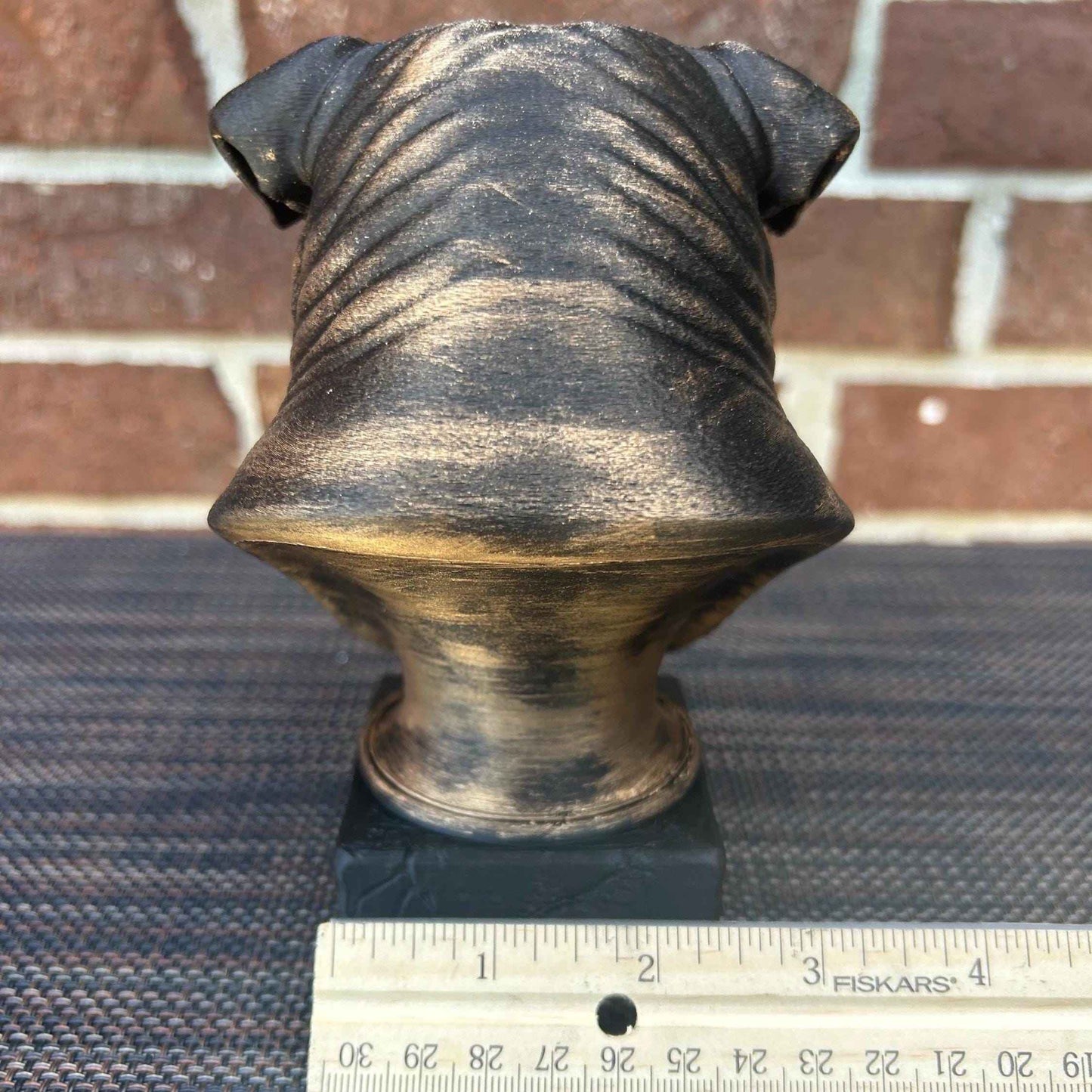 English Bulldog Bust - Hand-Painted, Customizable, 3D Printed
