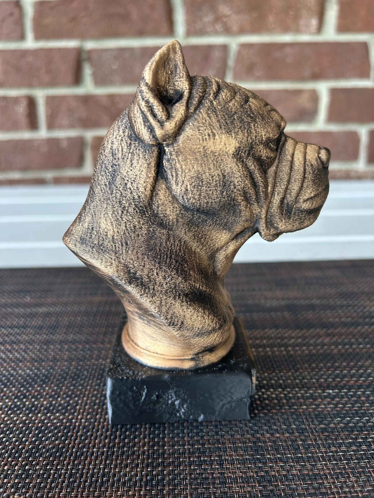 Cane Corso Bust - Hand-Painted, Customizable, 3D Printed