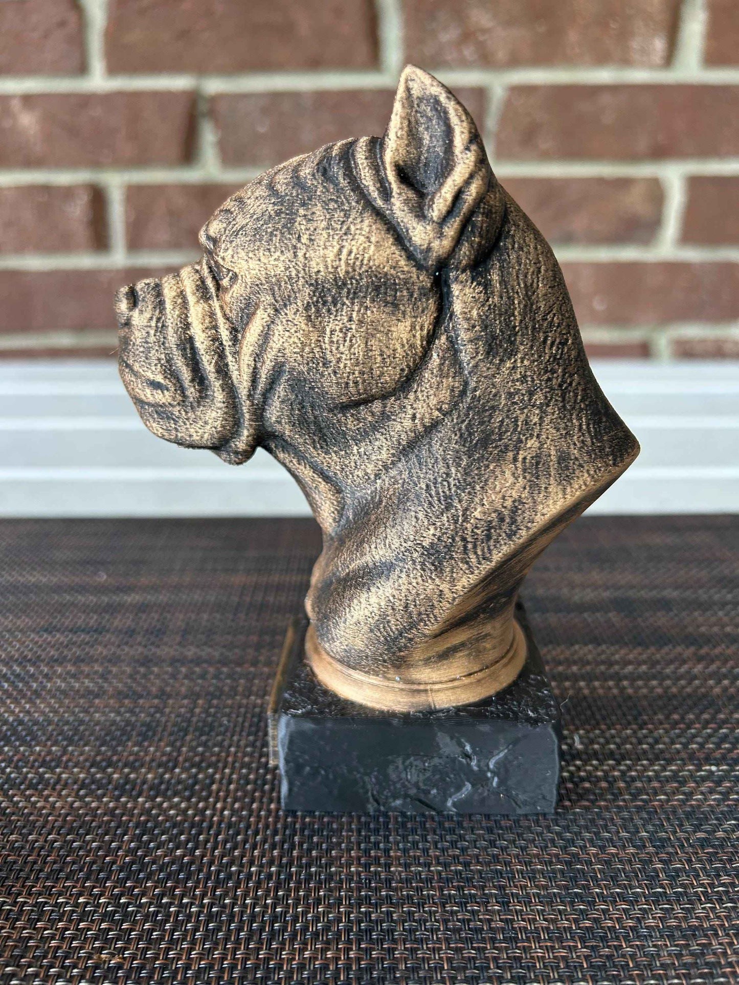 Cane Corso Bust - Hand-Painted, Customizable, 3D Printed