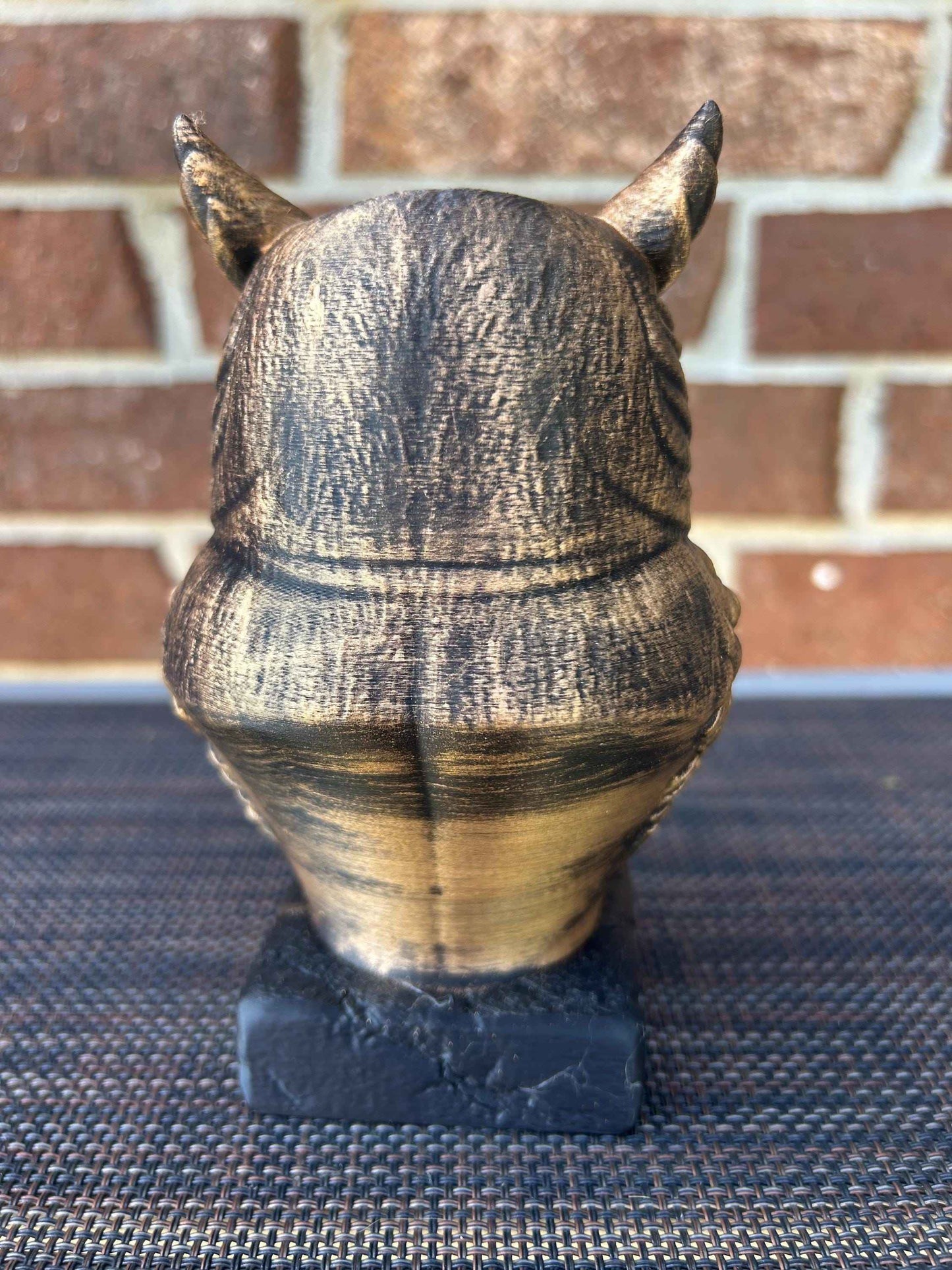 Owl Bust - Hand-Painted, Customizable, 3D Printed