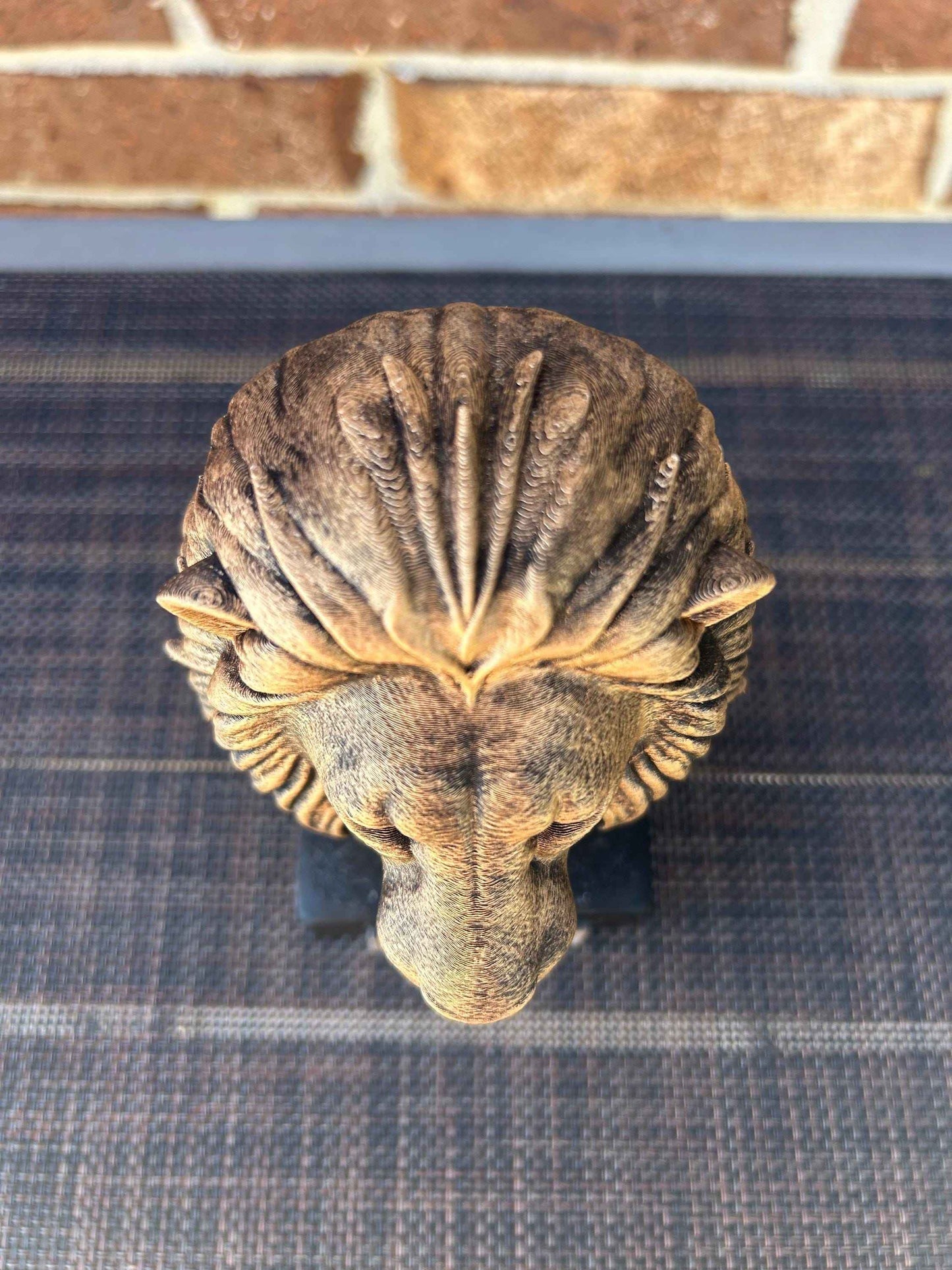 Lion Bust - Hand-Painted, Customizable, 3D Printed
