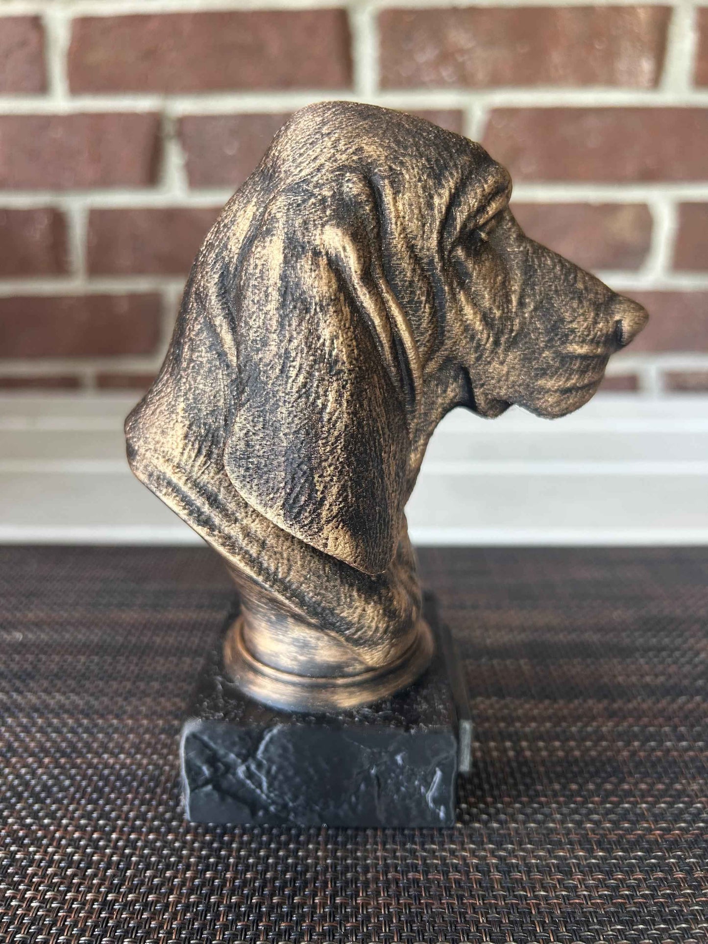 Basset Hound - Hand-Painted, Customizable, 3D Printed