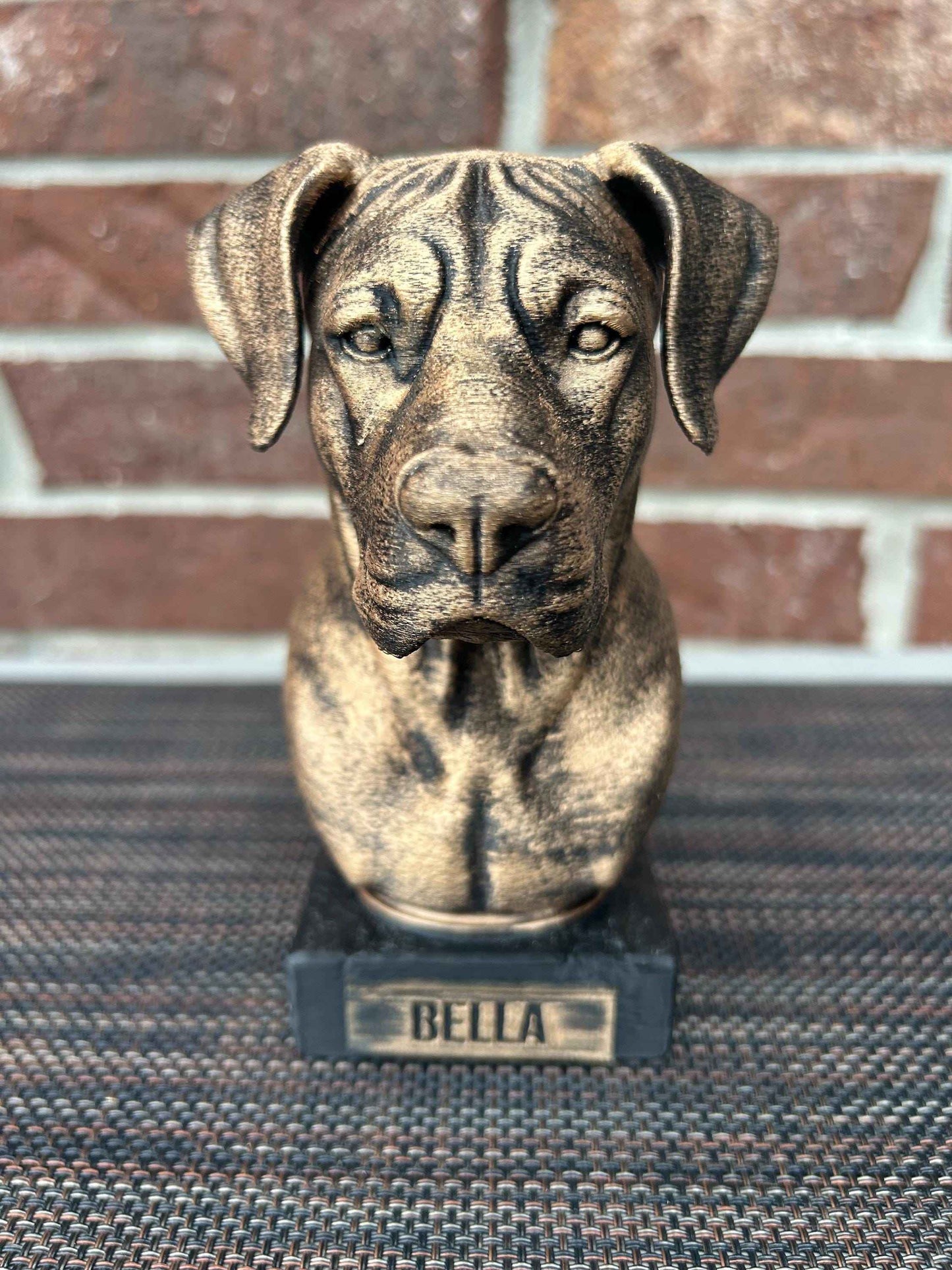 Great Dane Bust - Hand-Painted, Customizable, 3D Printed