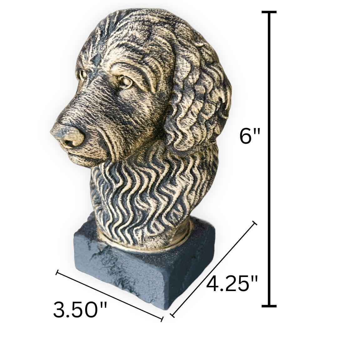 Golden Doodle Bust - Hand-Painted, Customizable, 3D Printed