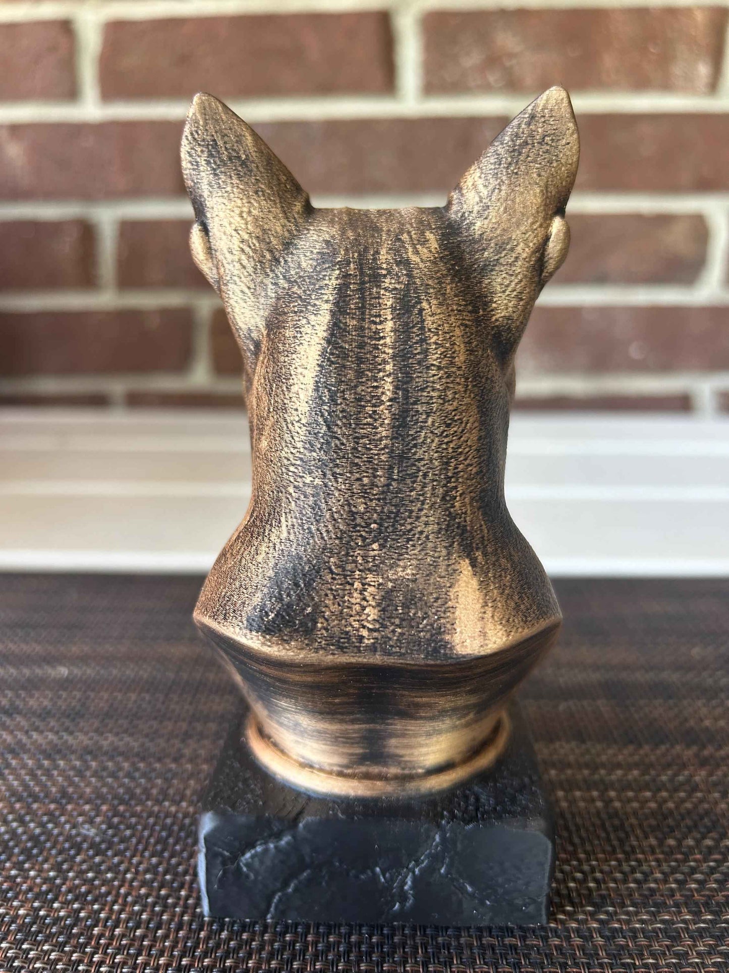 Boston Terrier - Hand-Painted, Customizable, 3D Printed