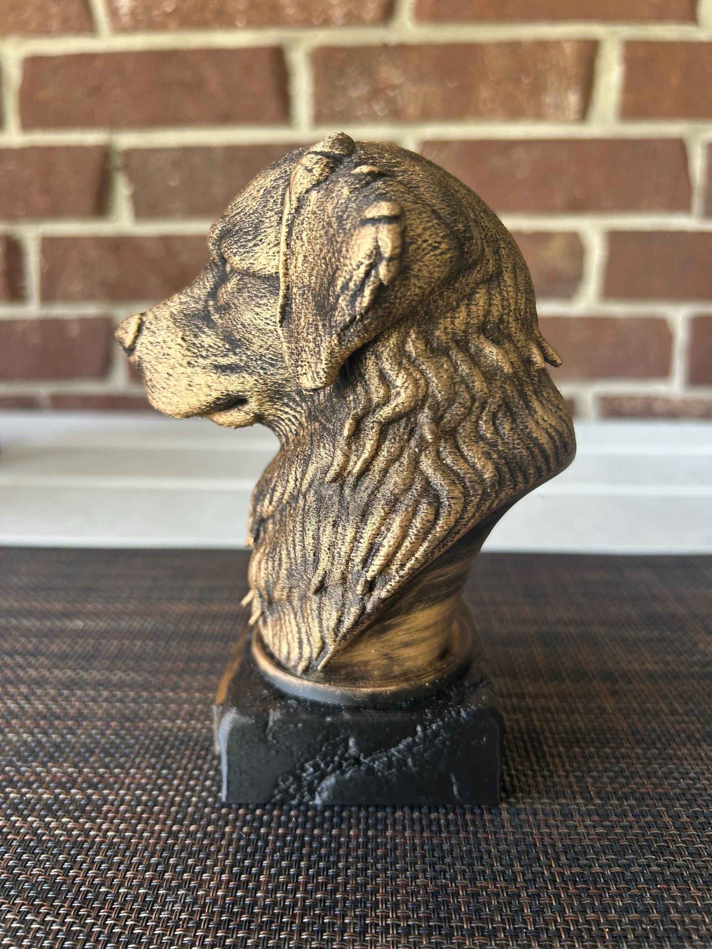 Bernese Mountain Bust - Hand-Painted, Customizable, 3D Printed