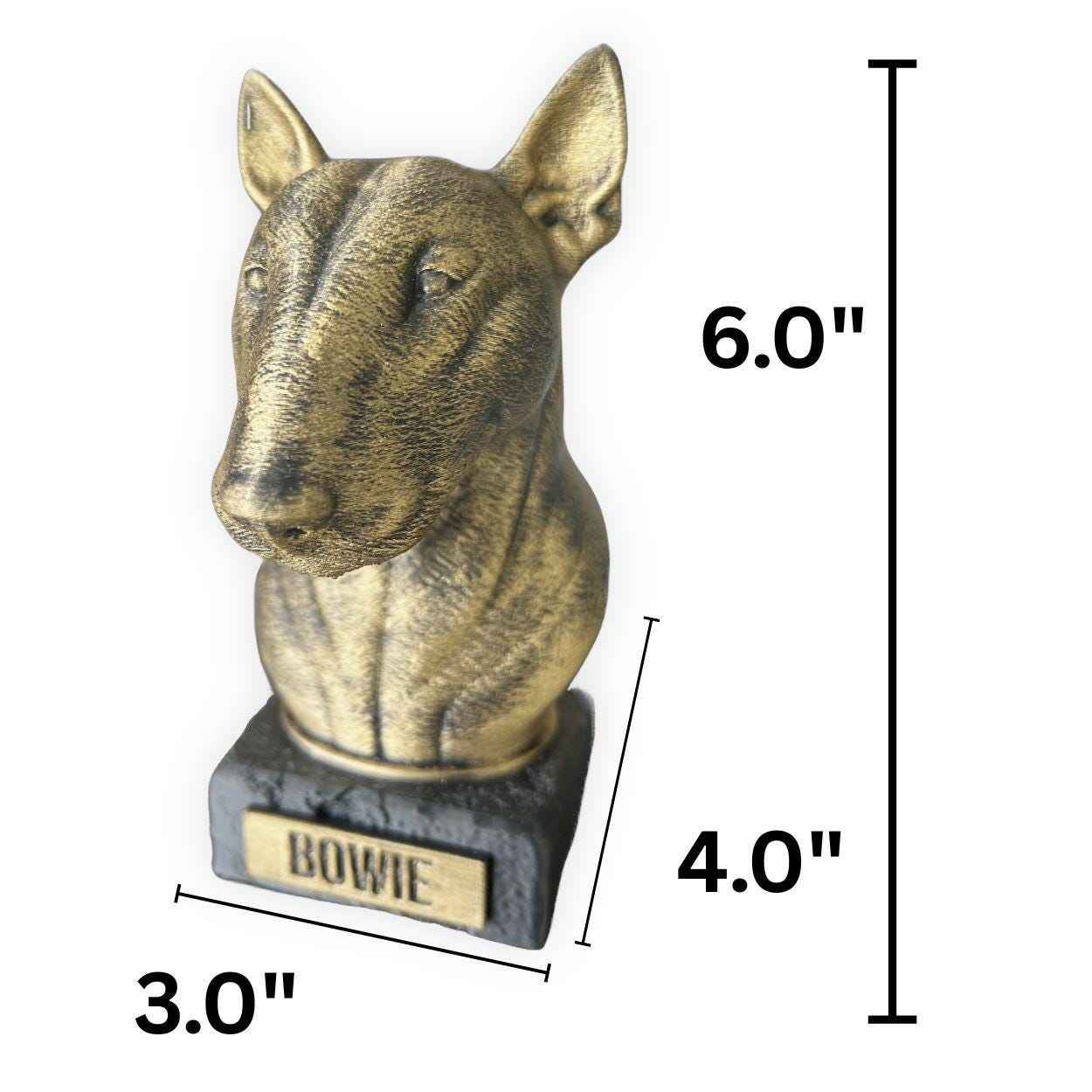 Bull Terrier - Hand-Painted, Customizable, 3D Printed
