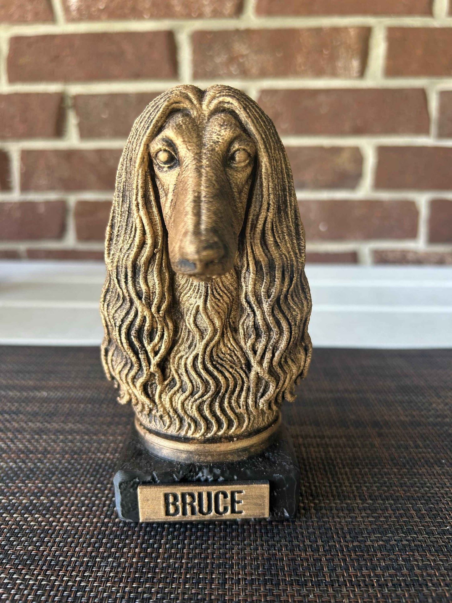 Afghan Hound - Hand-Painted, Customizable, 3D Printed