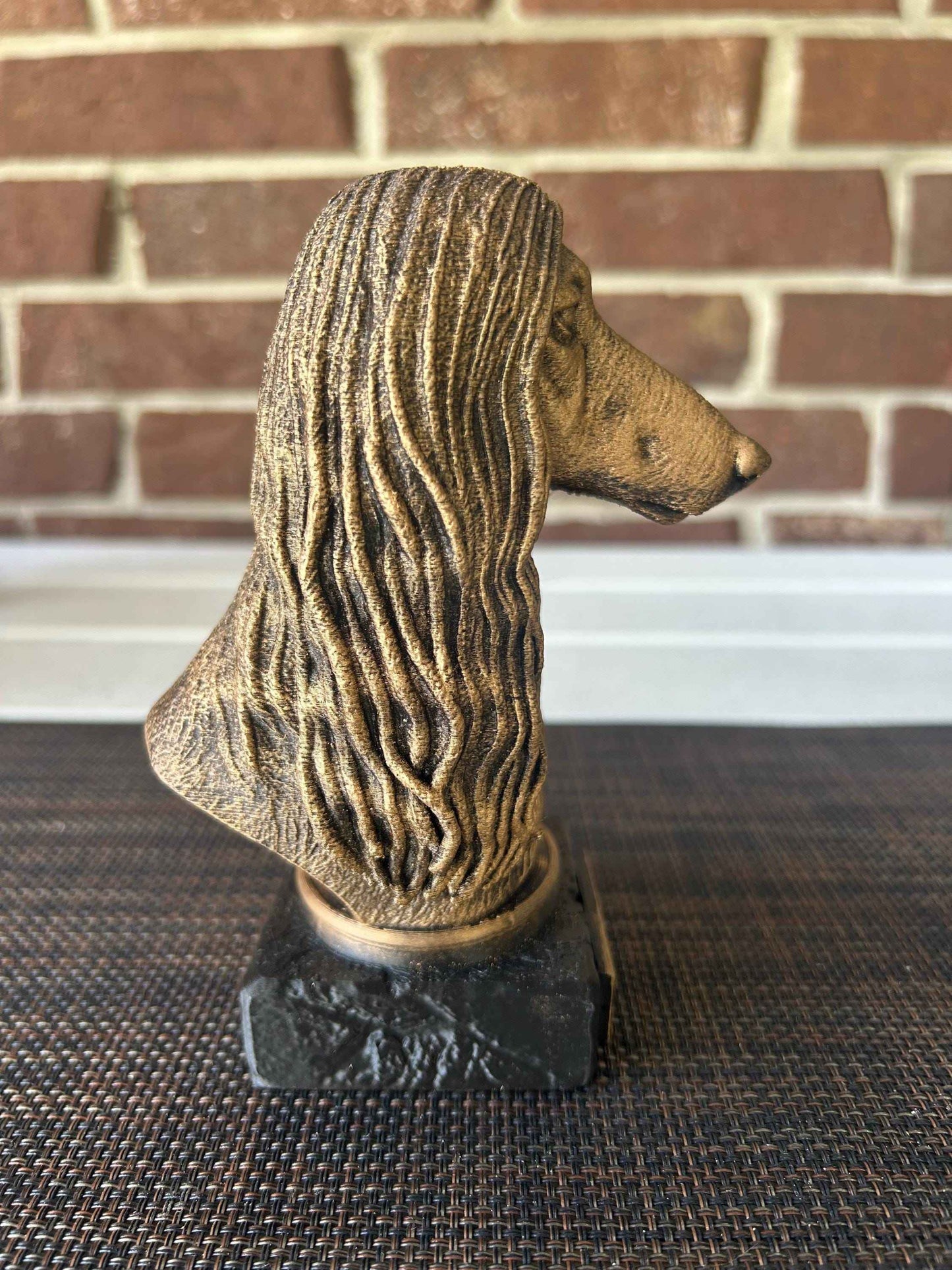 Afghan Hound - Hand-Painted, Customizable, 3D Printed