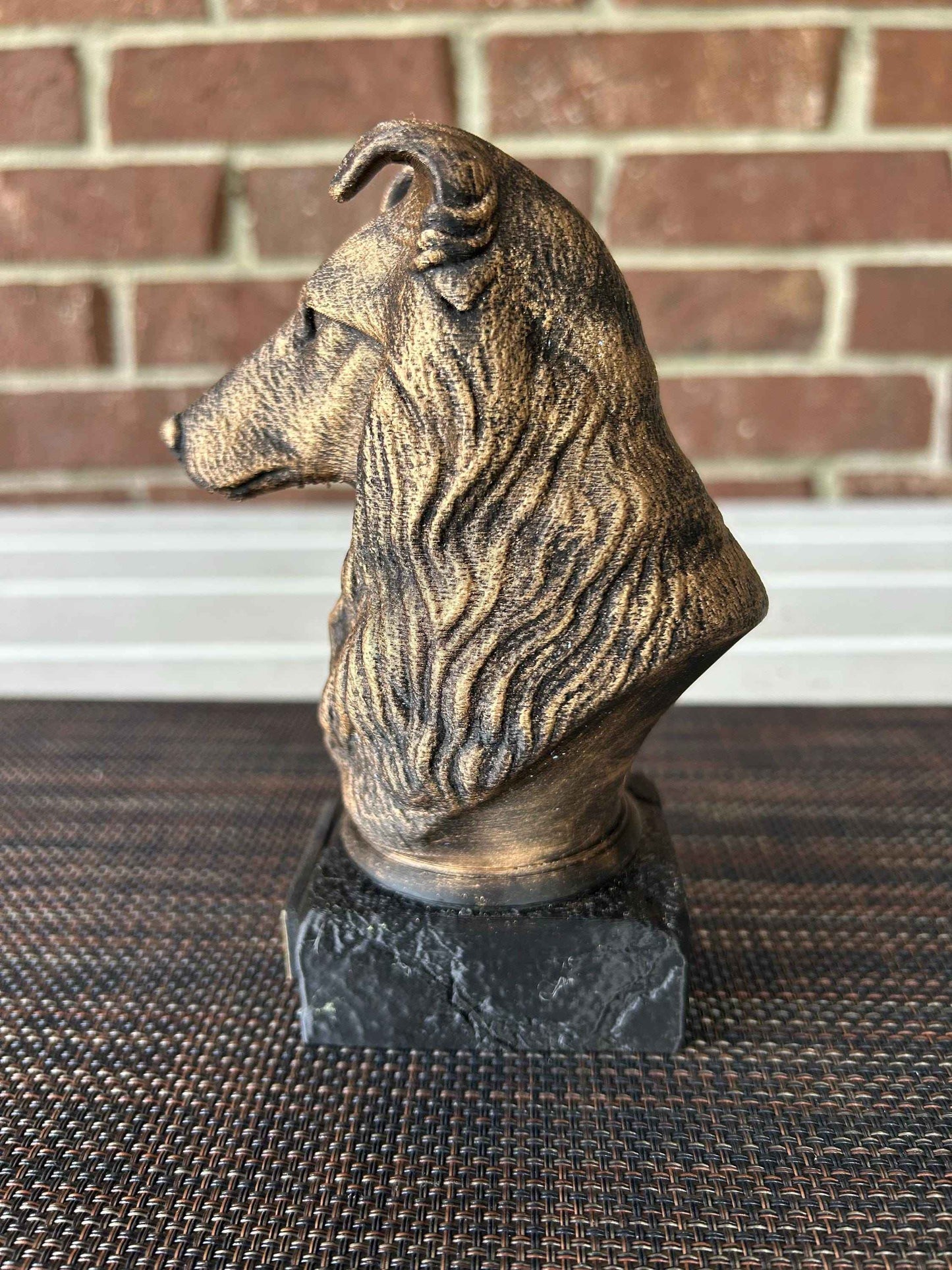 Shetland Sheepdog Bust - Hand-Painted, Customizable, 3D Printed