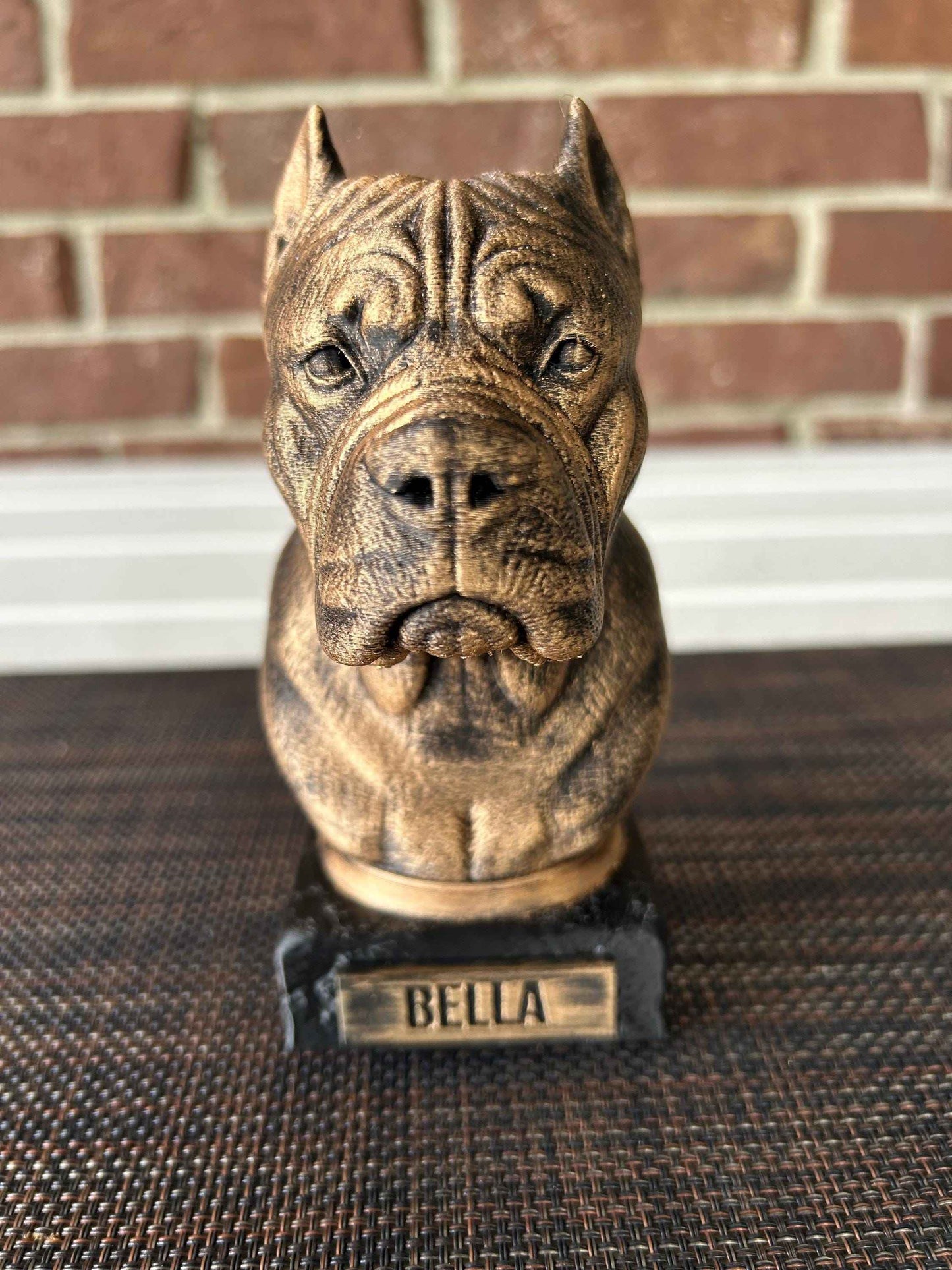 Cane Corso Bust - Hand-Painted, Customizable, 3D Printed