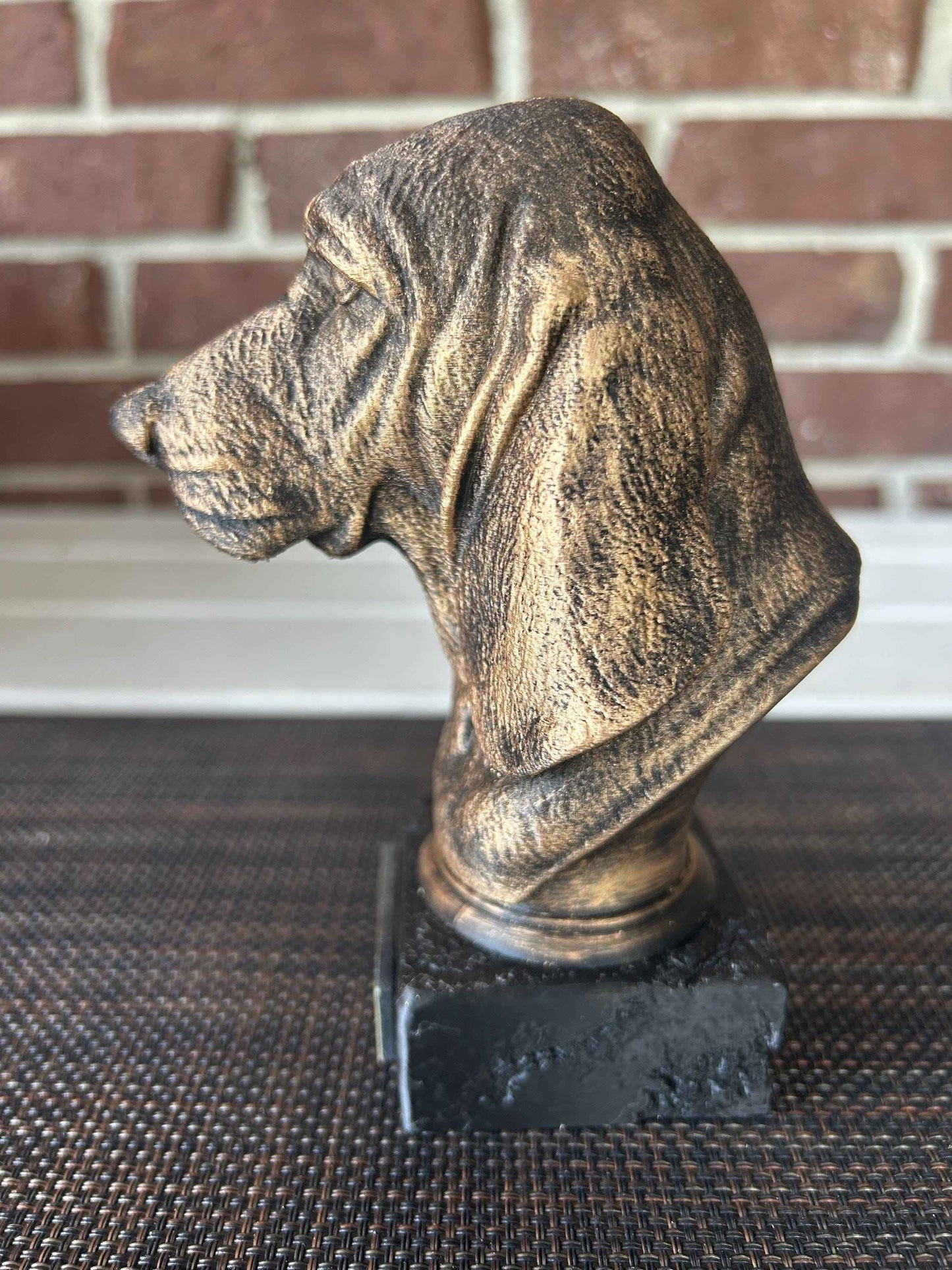 Basset Hound - Hand-Painted, Customizable, 3D Printed