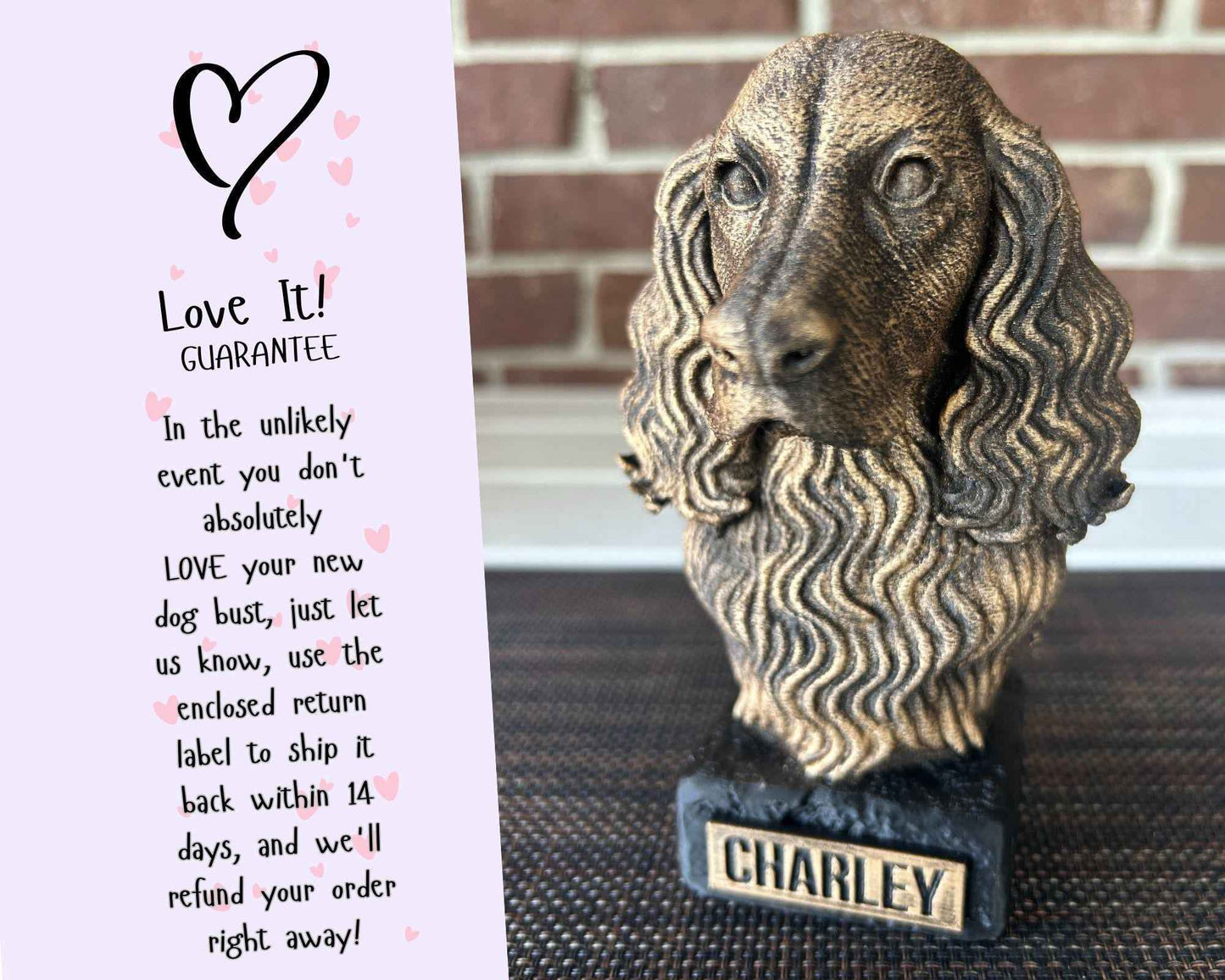 Springer Spaniel - Hand-Painted, Customizable, 3D Printed