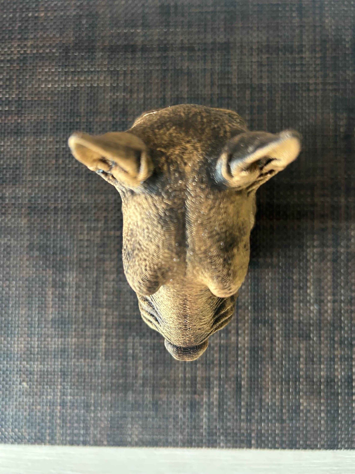 Schnauzer- Hand-Painted, Customizable, 3D Printed, Pet Memorial