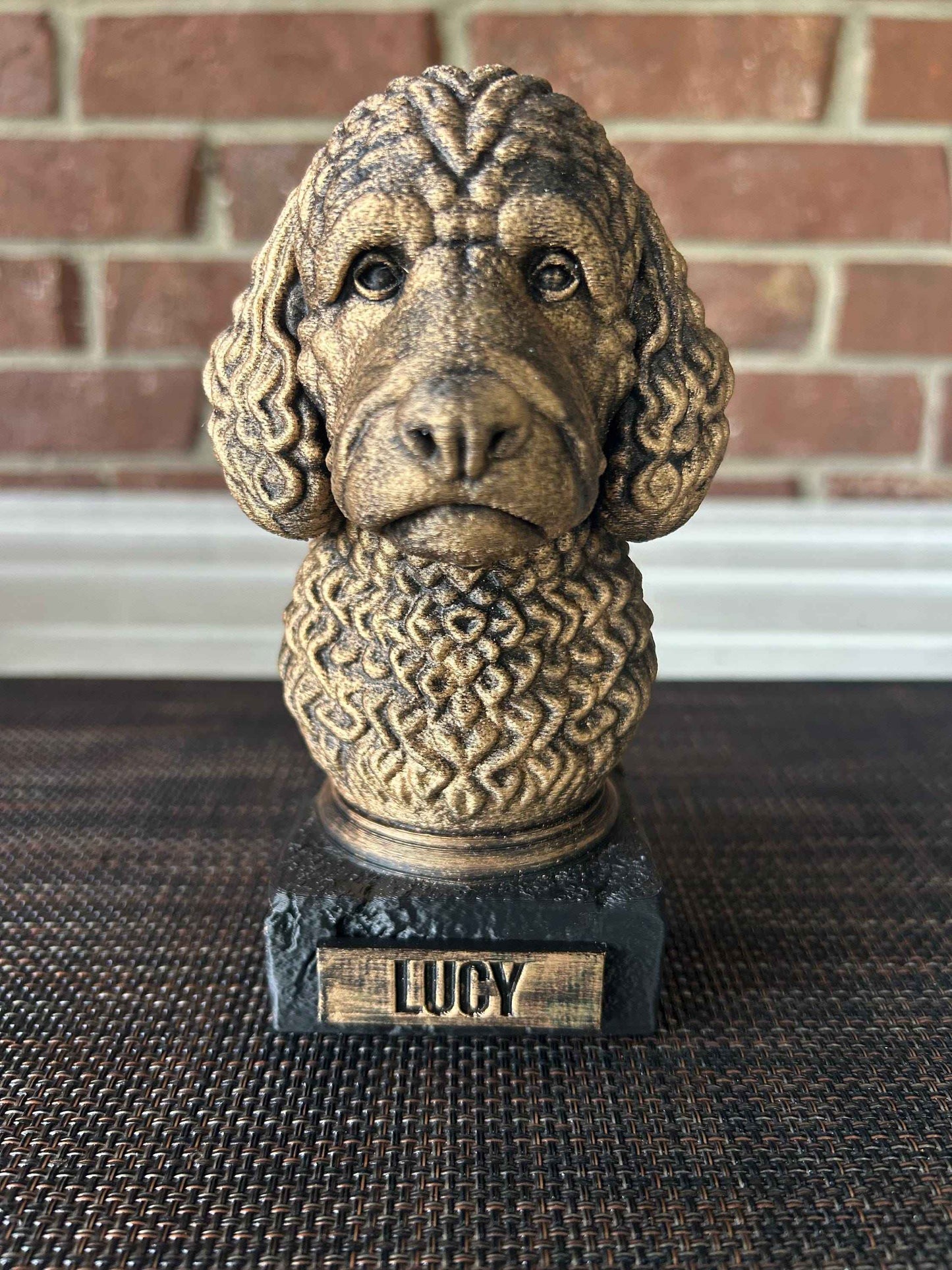 Labradoodle - Hand-Painted, Customizable, 3D Printed