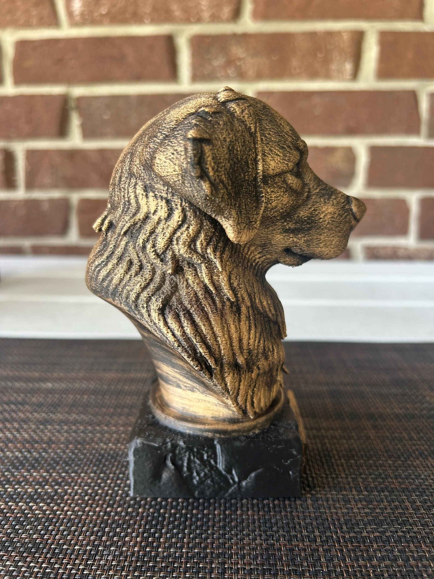 Bernese Mountain Bust - Hand-Painted, Customizable, 3D Printed