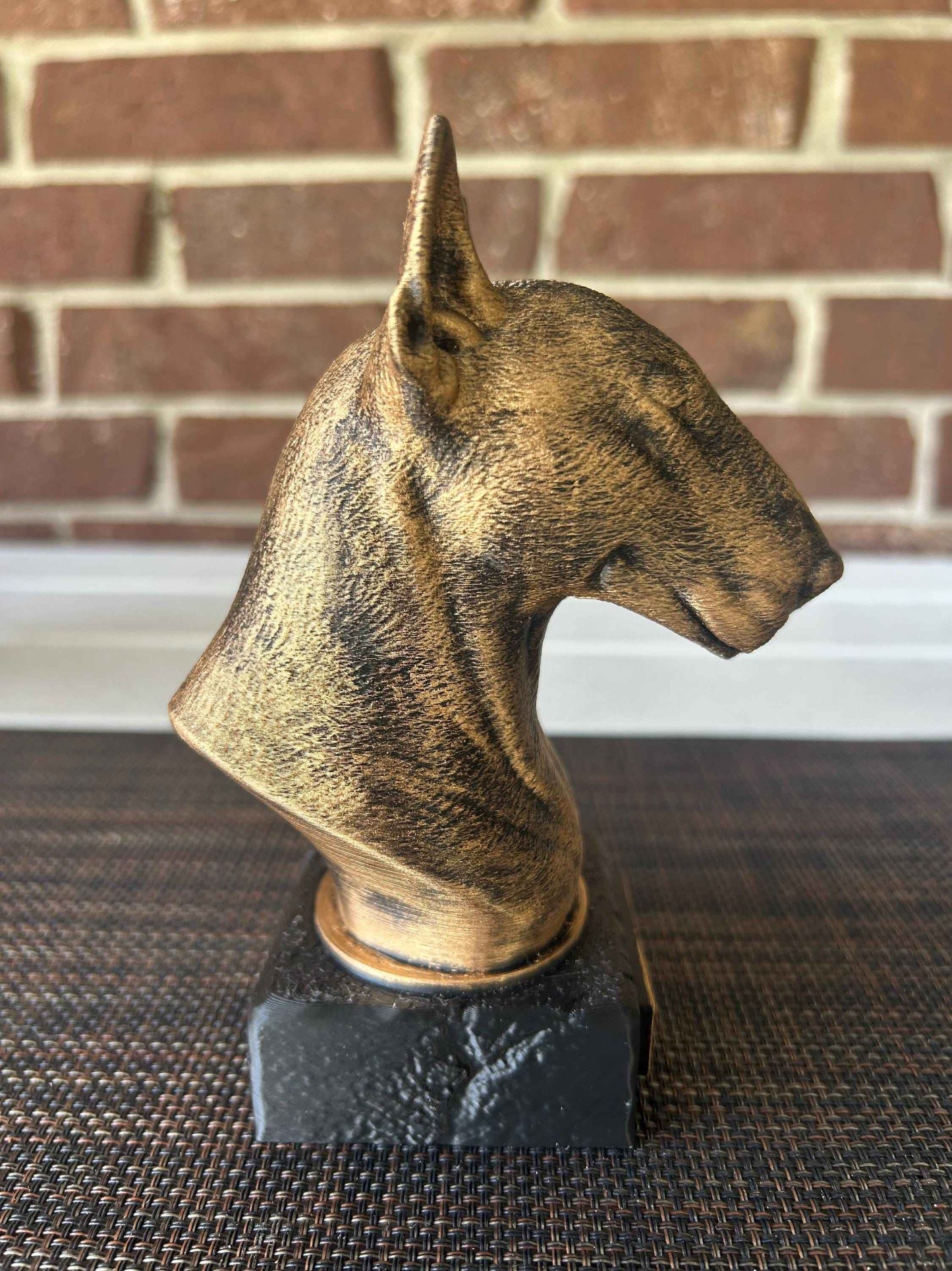 Bull Terrier - Hand-Painted, Customizable, 3D Printed