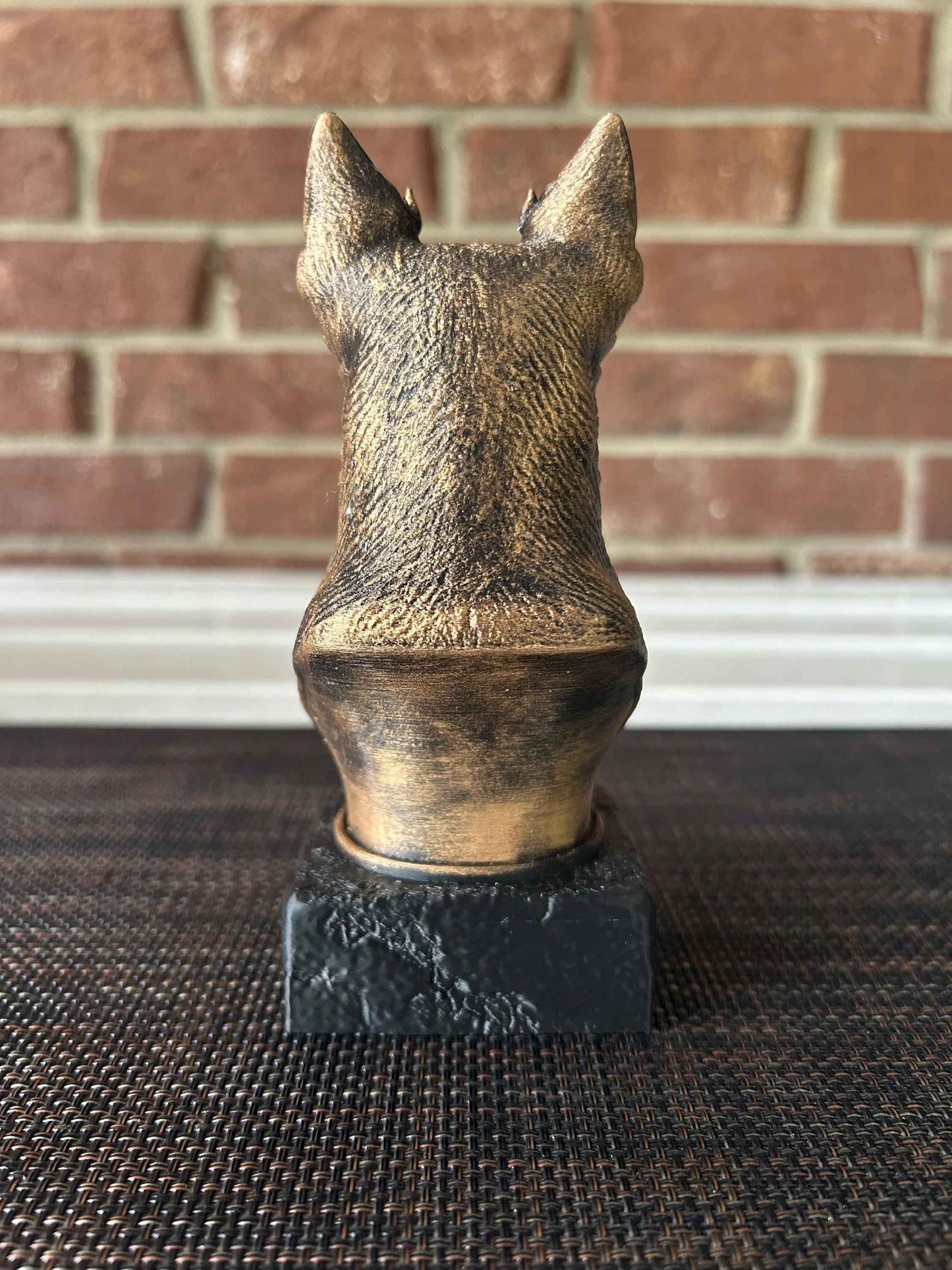 Schnauzer- Hand-Painted, Customizable, 3D Printed, Pet Memorial