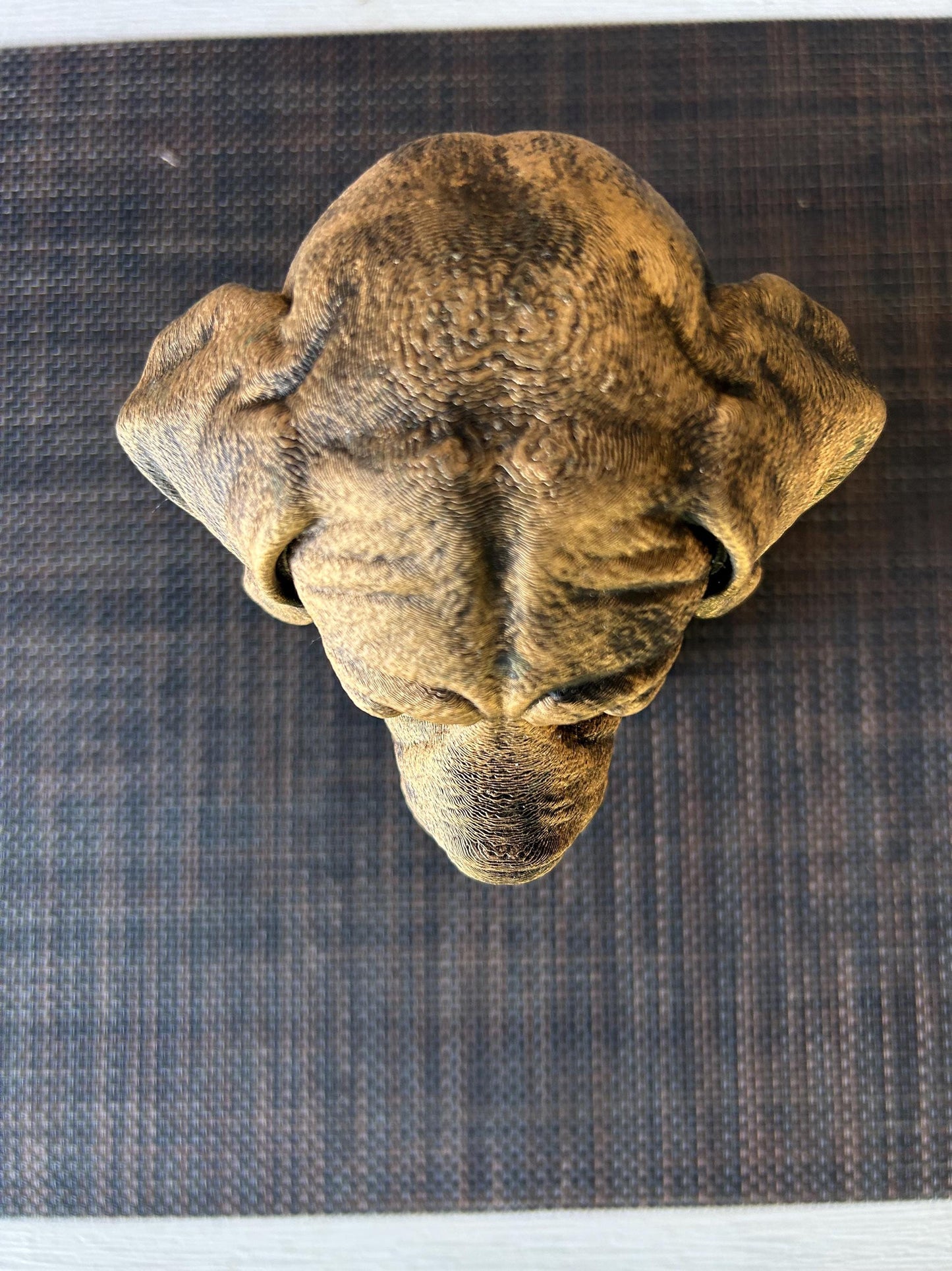 Cane Corso Natural Ears Bust - Hand-Painted, Customizable, 3D Printed