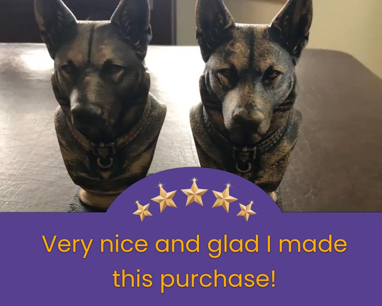 Cane Corso Natural Ears Bust - Hand-Painted, Customizable, 3D Printed