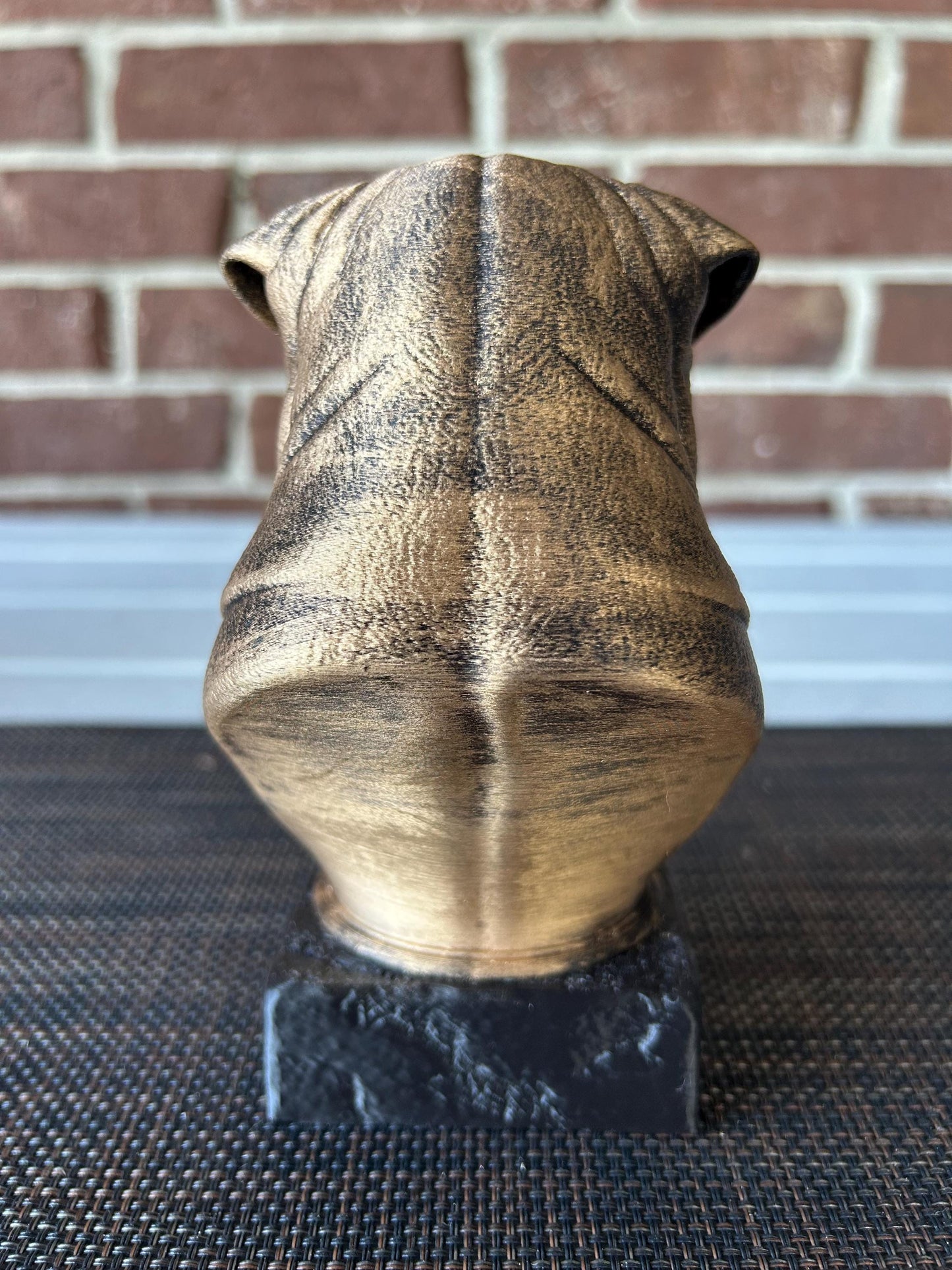 Shar Pei Bust - Hand-Painted, Customizable, 3D Printed
