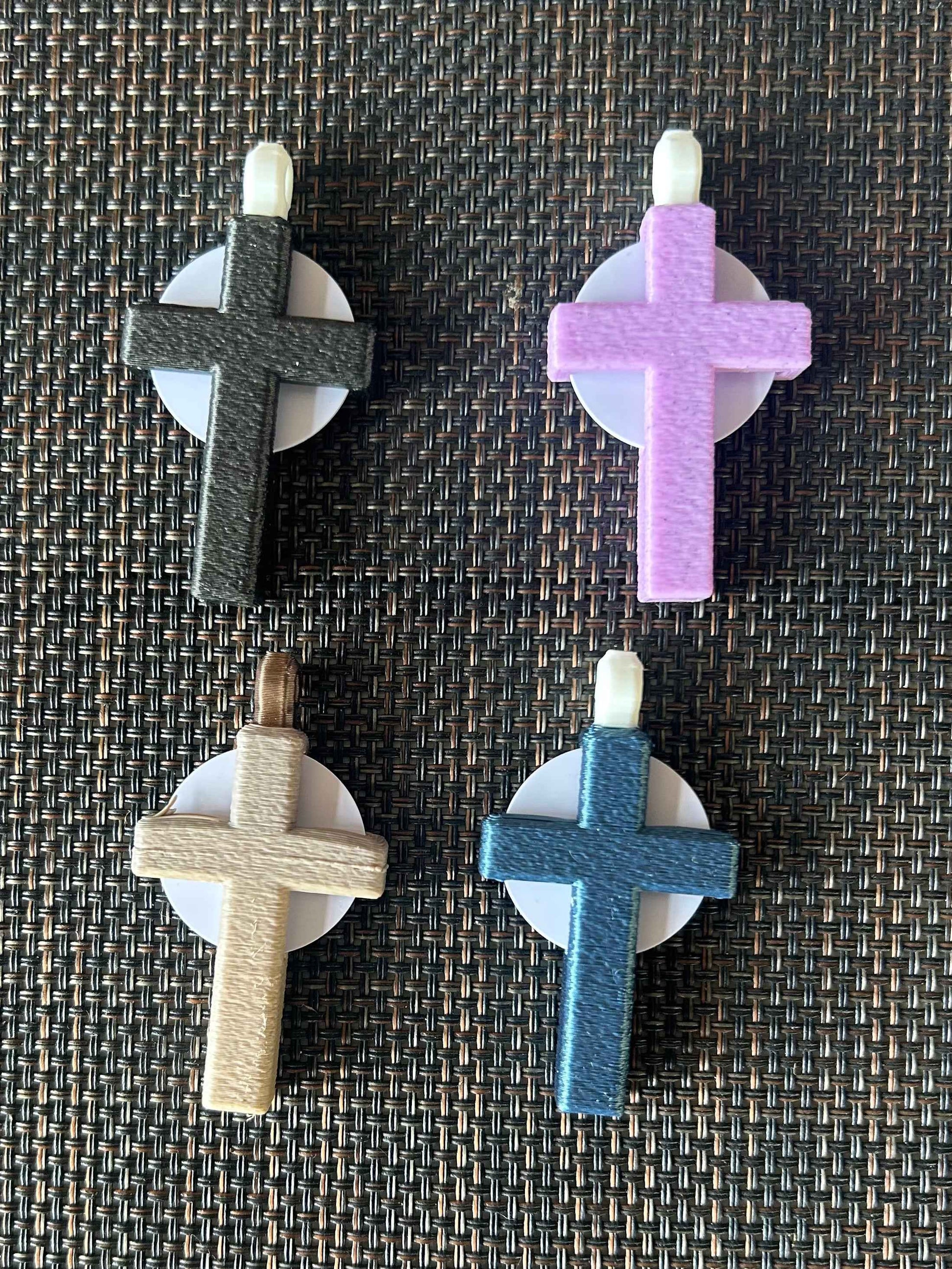 NFC Christian Cross Keychain – Tap into the Word