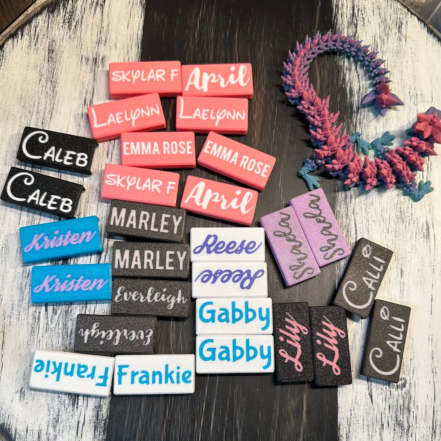 Name Plate for Bottle Tumbler Handle - Fits Handle on Rambler Jr., Rambler Bottles, Yonder Bottles and more