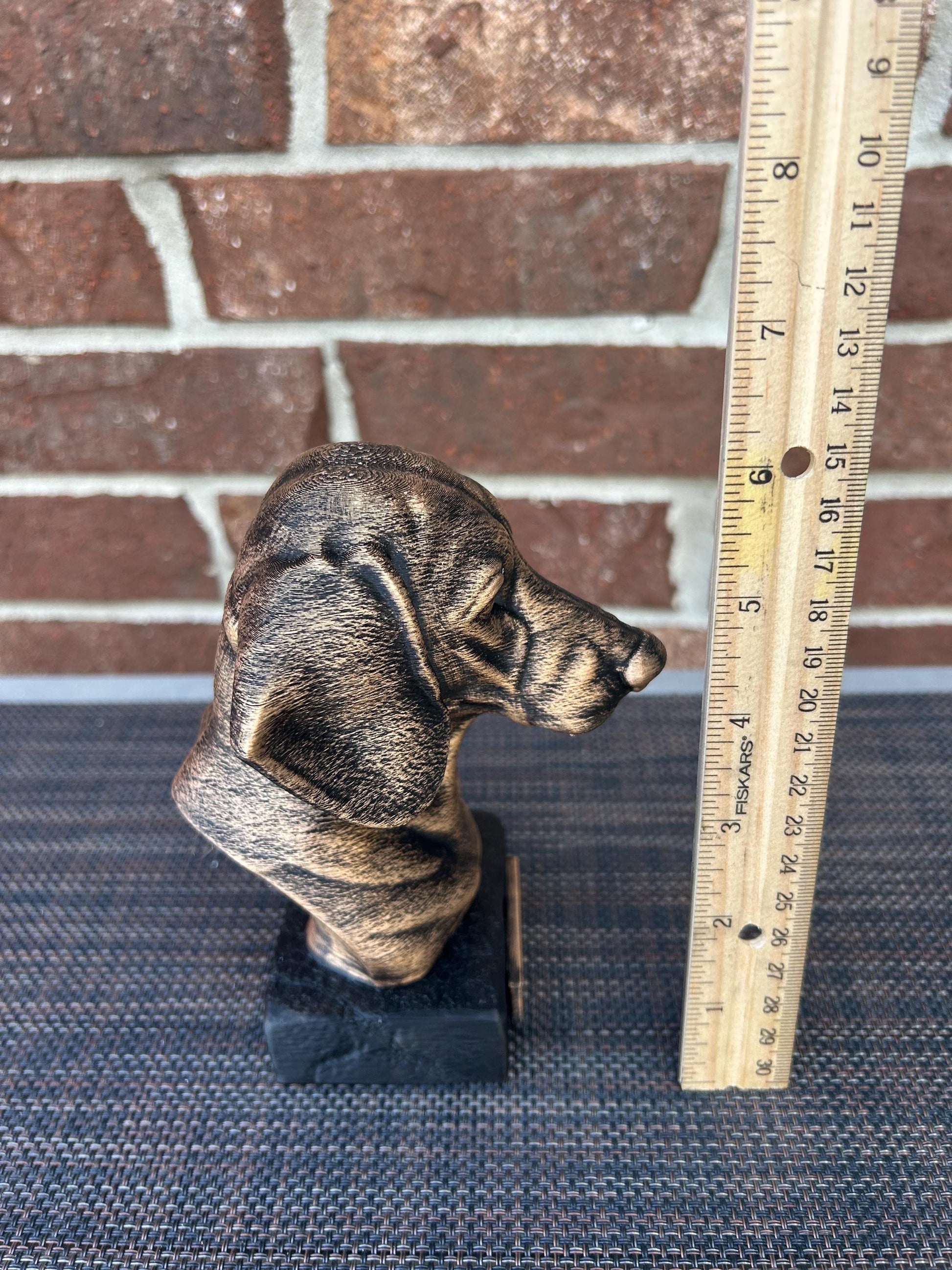 Dachshund Bust - Hand-Painted, Customizable, 3D Printed