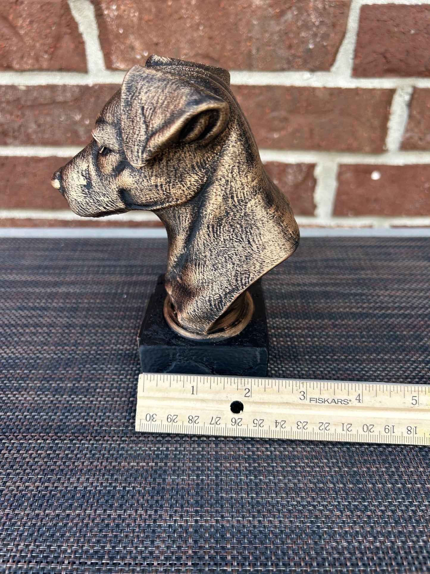 Jack Russel Terrier Bust - Hand-Painted, Customizable, 3D Printed