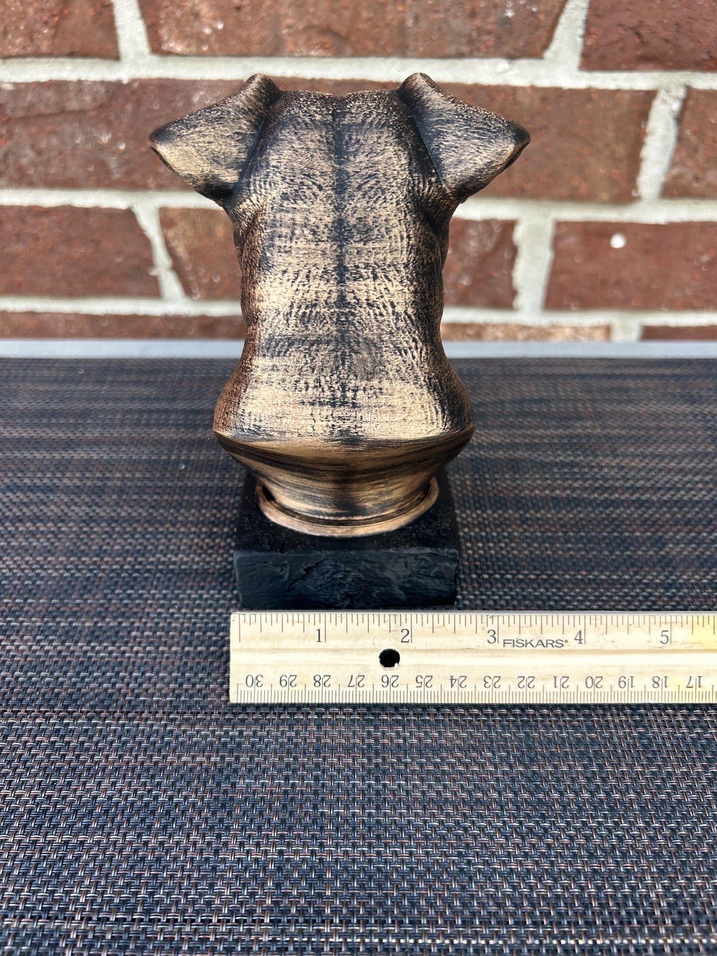 Jack Russel Terrier Bust - Hand-Painted, Customizable, 3D Printed