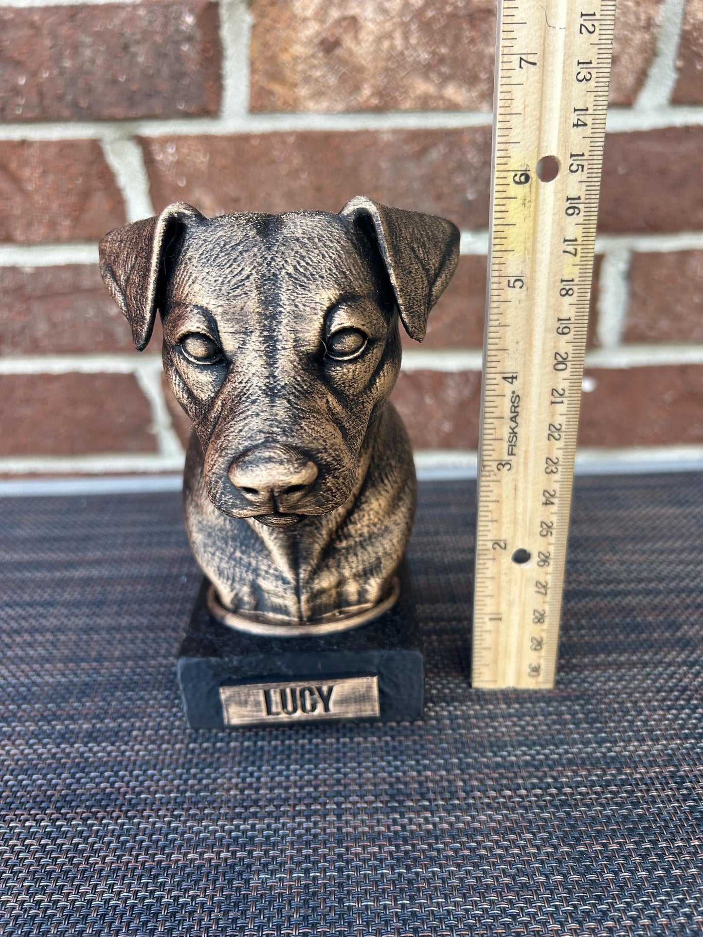 Jack Russel Terrier Bust - Hand-Painted, Customizable, 3D Printed