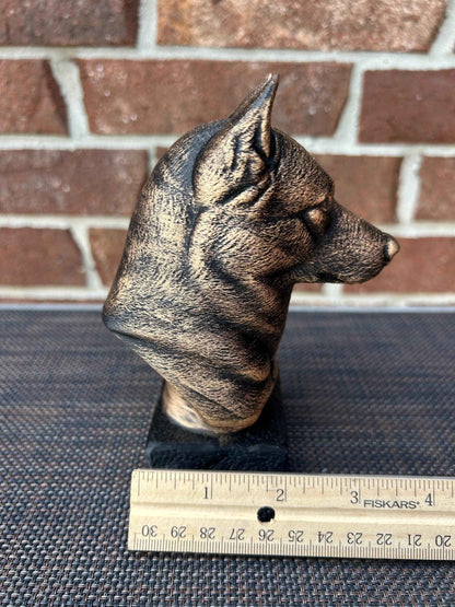 Husky Bust  - Hand-Painted, Customizable, 3D Printed